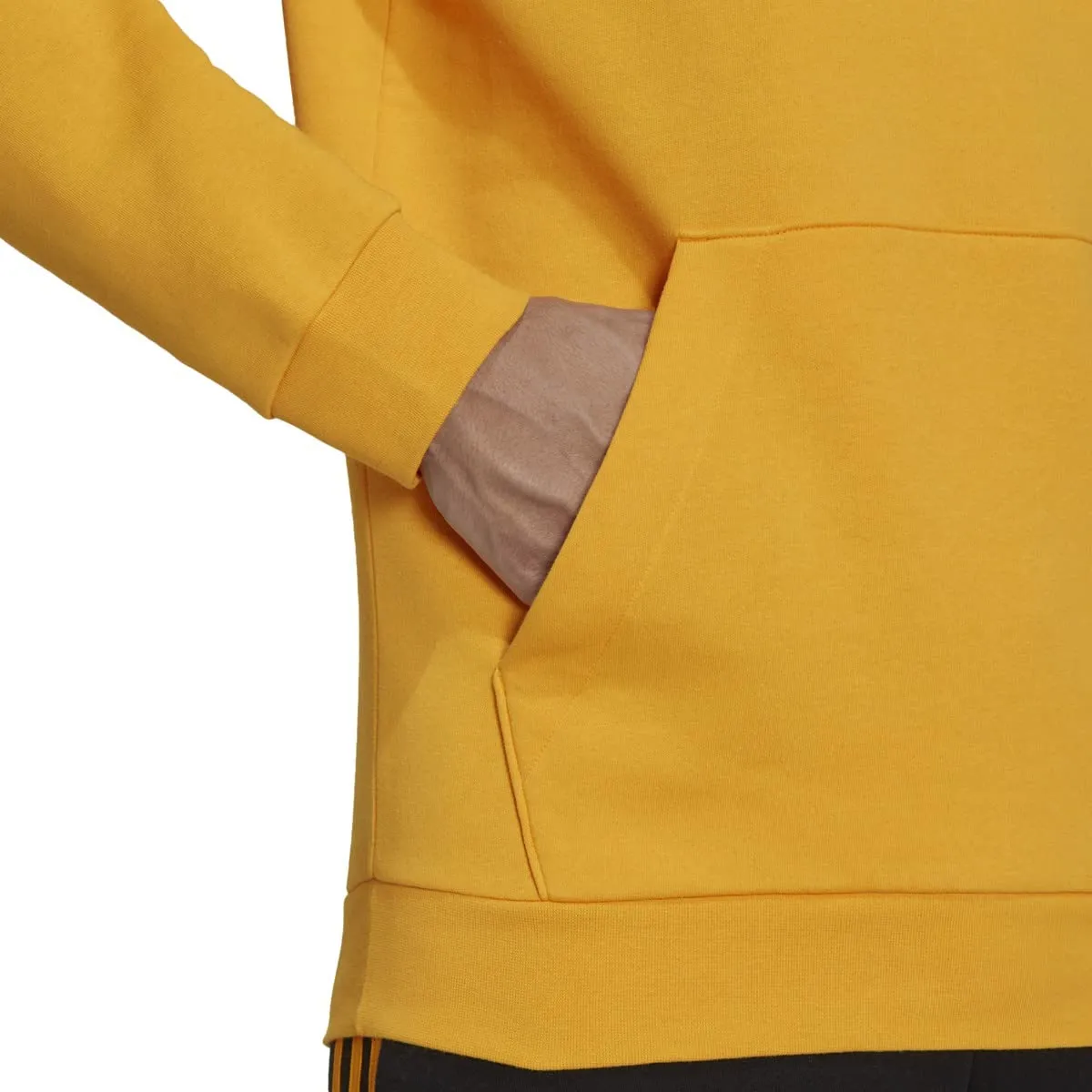 adidas Men's Big & Tall Essentials Hoodie, Semi Solar Gold/Black, XXL Tall - immagine 5