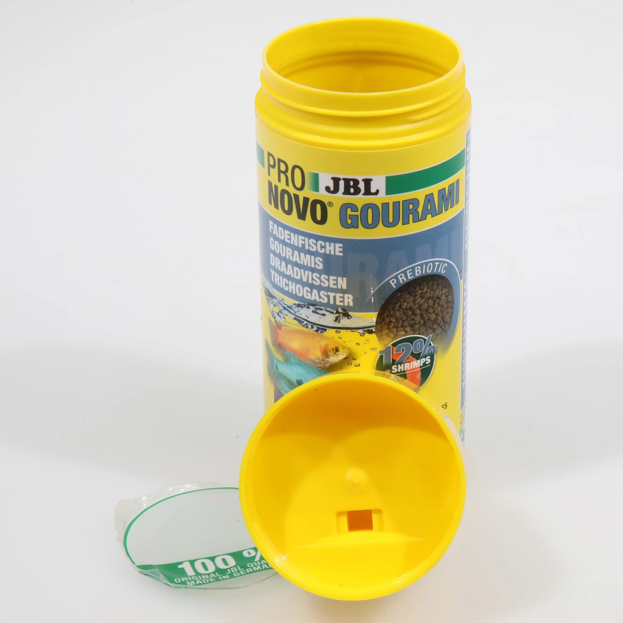 JBL Pronovo Gourami Grano - Mangime principale per gurami, pesce filo e labirinti (3-10 cm), Granuli, Taglia S, 250 ml - immagine 6