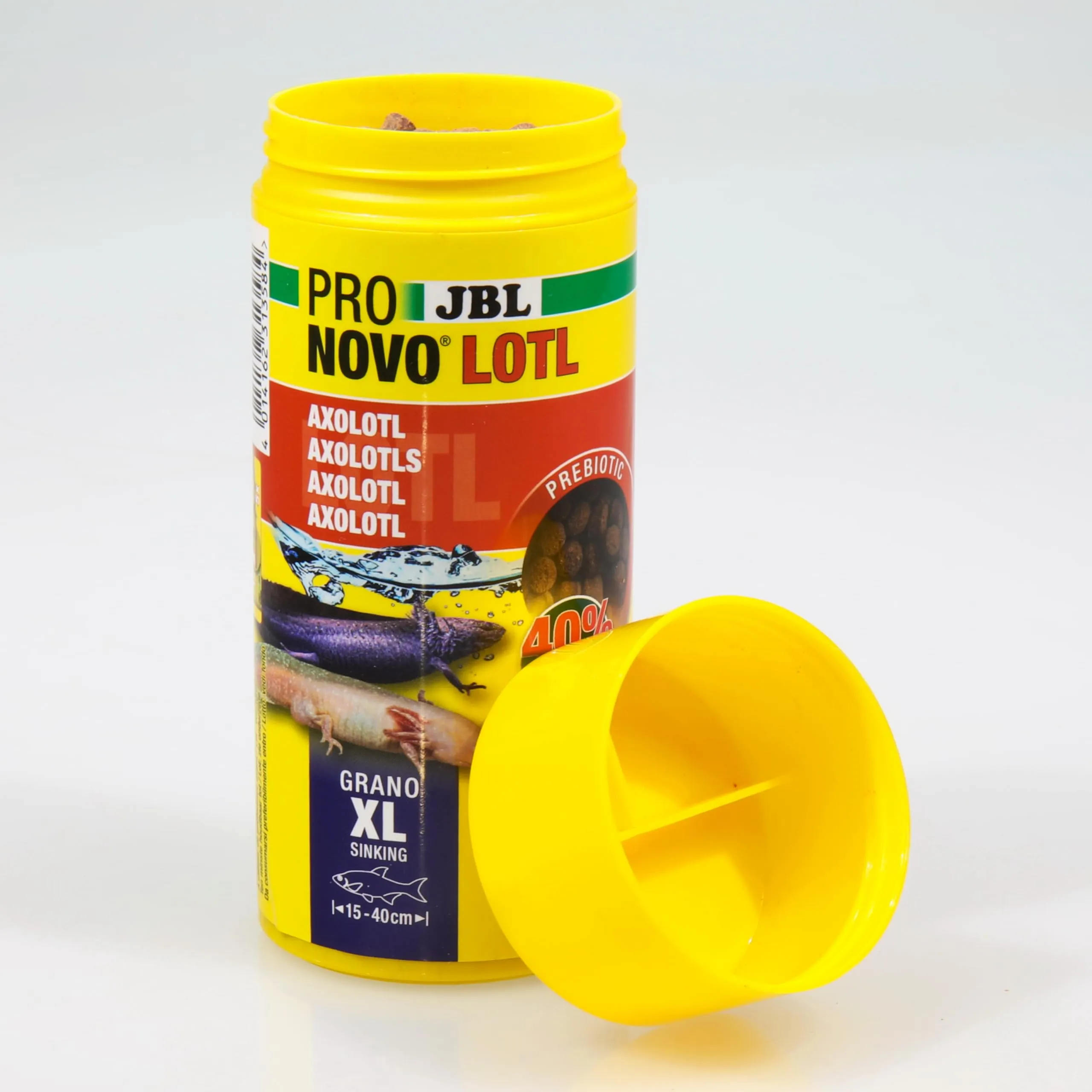 JBL Pronovo Lotl Grano - Mangime principale per Axolotl 15-25 cm, Granuli XL, 250 ml - immagine 4