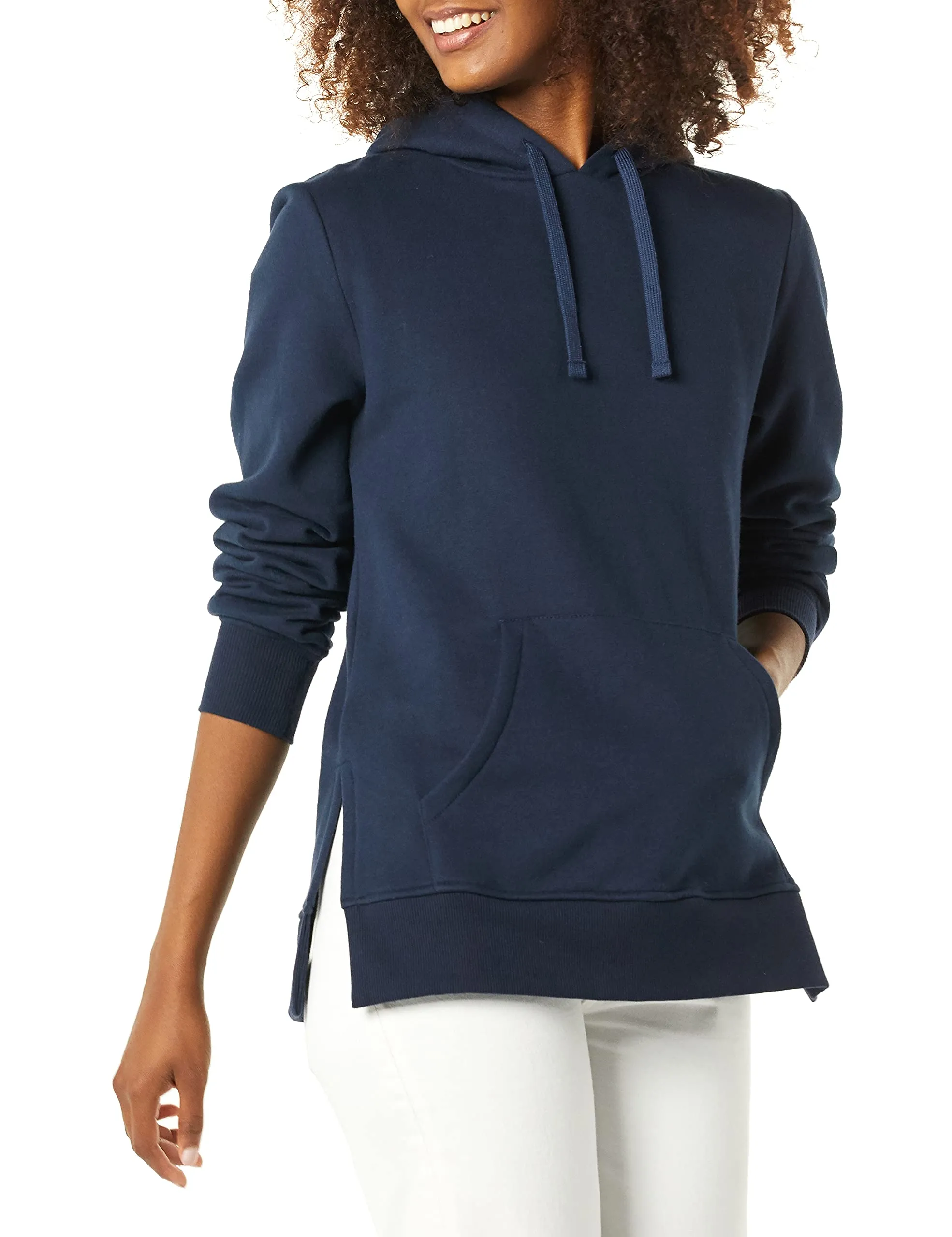 Amazon Essentials Felpa a tunica da donna con cappuccio, Blu Navy, XXL - immagine 1