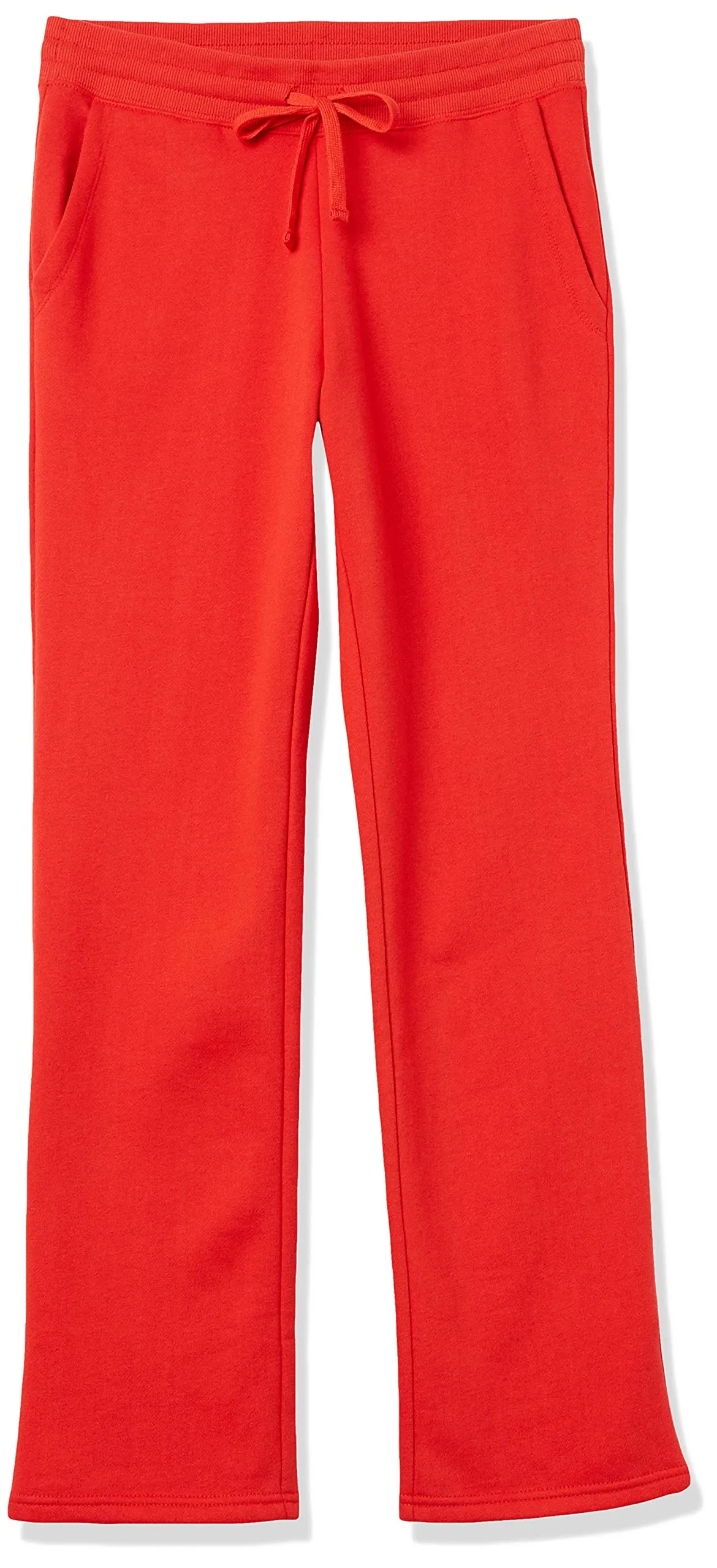 Amazon Essentials Pantaloni Tuta Donna a Gamba Dritta in Pile, Rosso, XXL - immagine 7