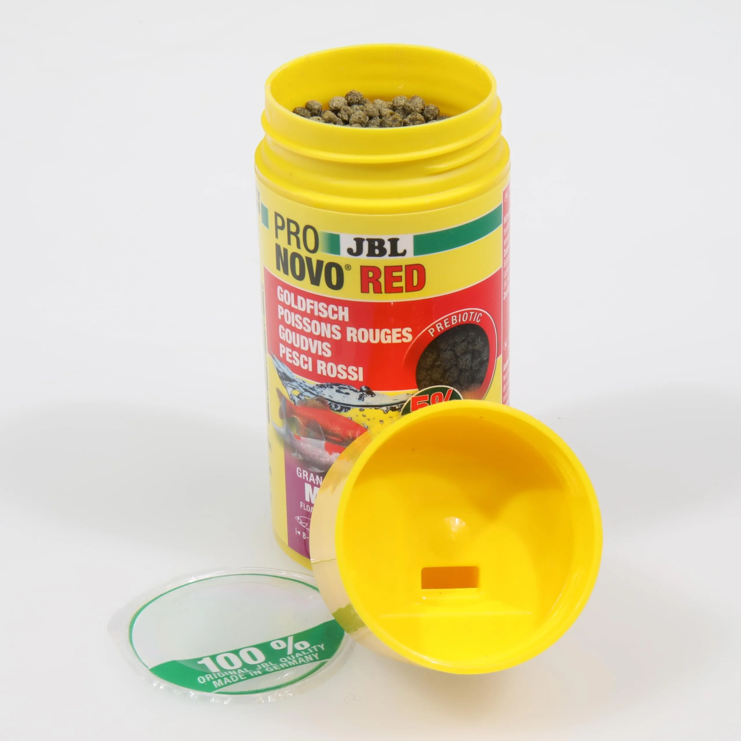JBL ProNovo Red Grano, Mangime principale per pesci rossi 8-20 cm, Granulato taglia M, 100 ml - immagine 6