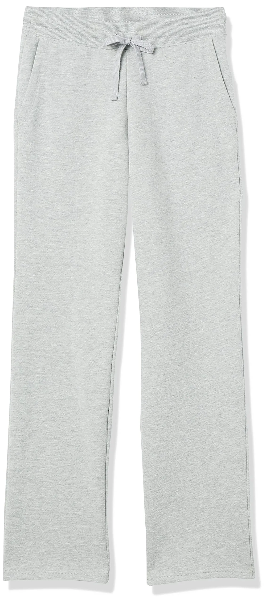 Amazon Essentials Pantaloni Tuta Donna a Gamba Dritta in Pile, Grigio Puntinato, L - immagine 5