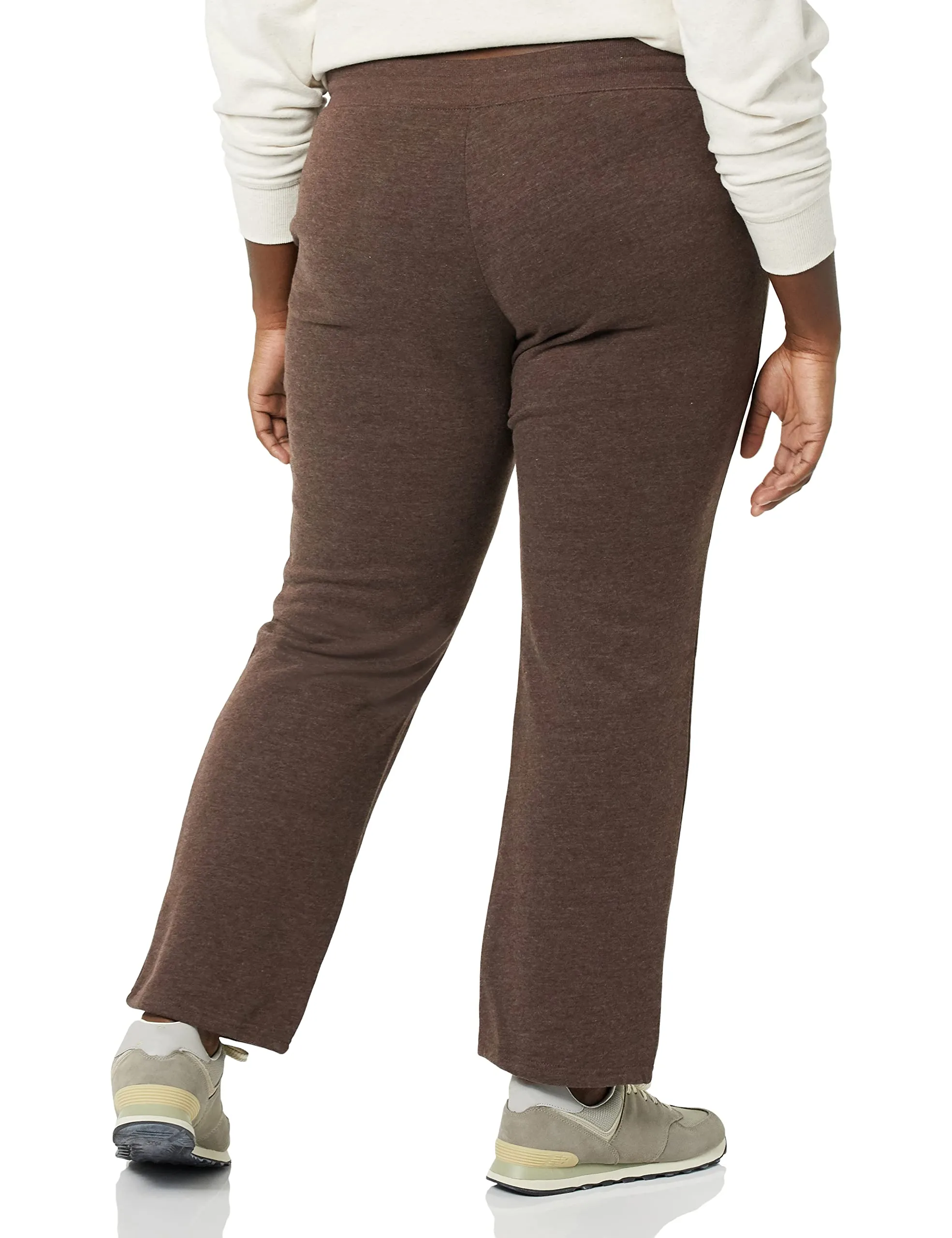 Amazon Essentials Pantaloni Tuta Donna a Gamba Dritta in Pile, Cioccolato, XXL - immagine 4