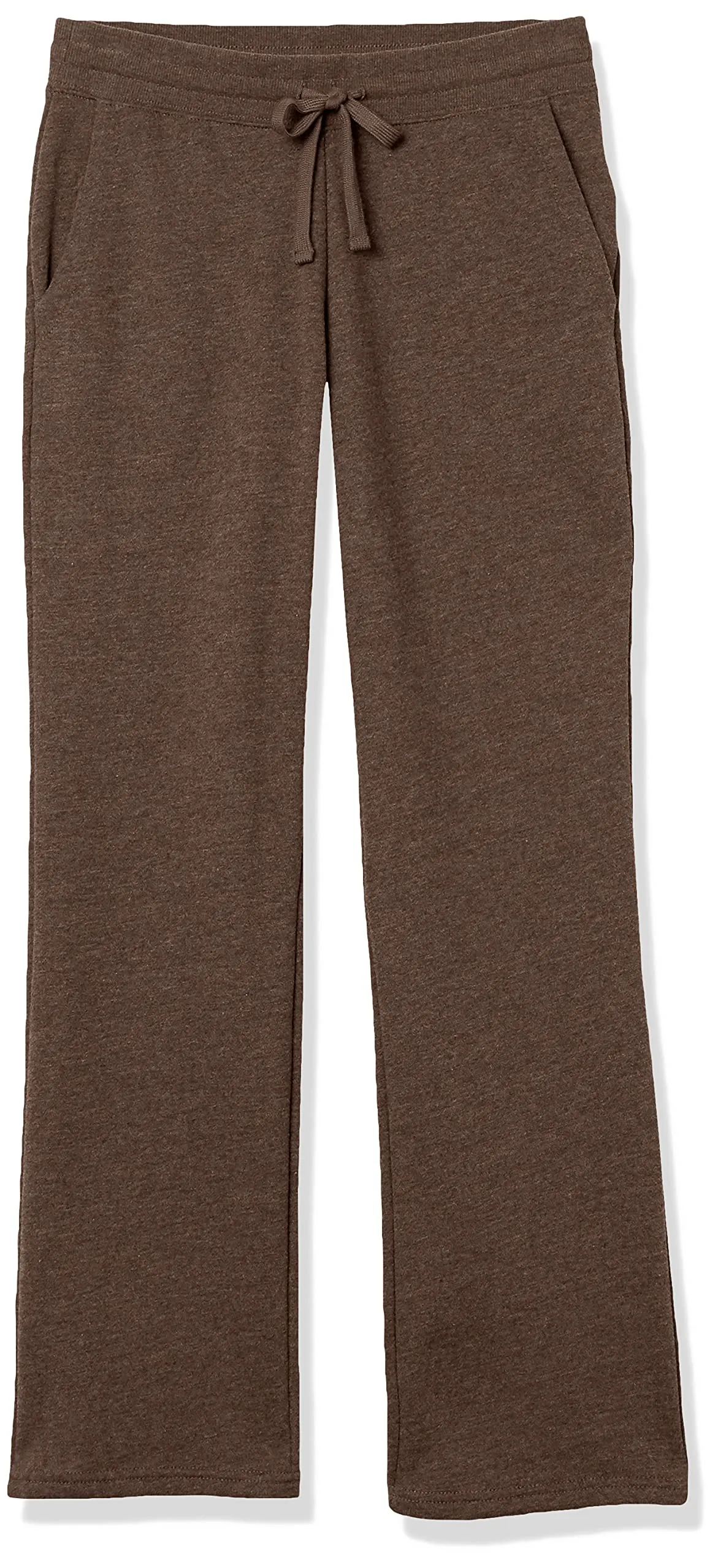 Amazon Essentials Pantaloni Tuta Donna a Gamba Dritta in Pile, Cioccolato, M - immagine 5