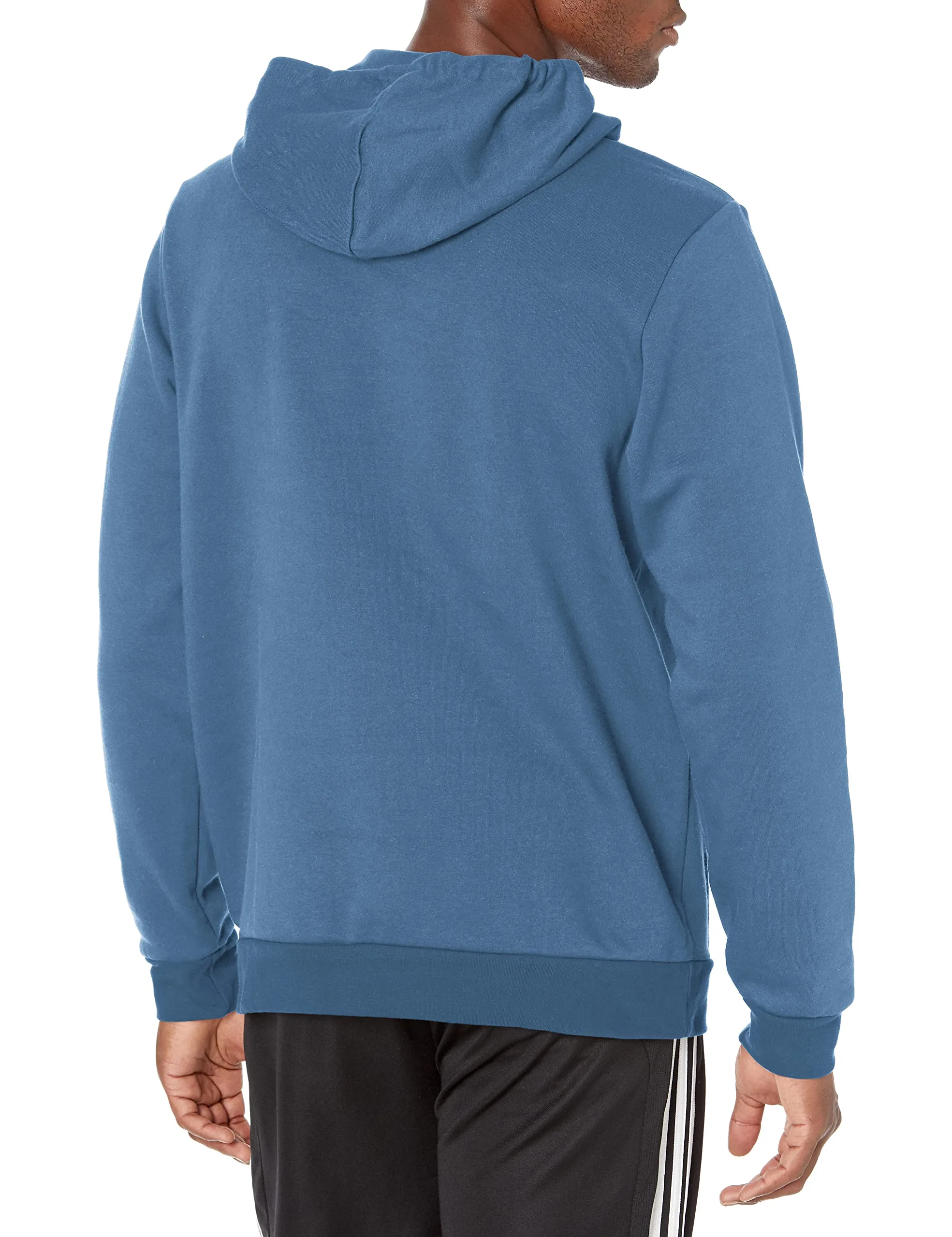 adidas Men's Standard Essentials Fleece Hoodie - Altered Blue/Black - XXL - immagine 2