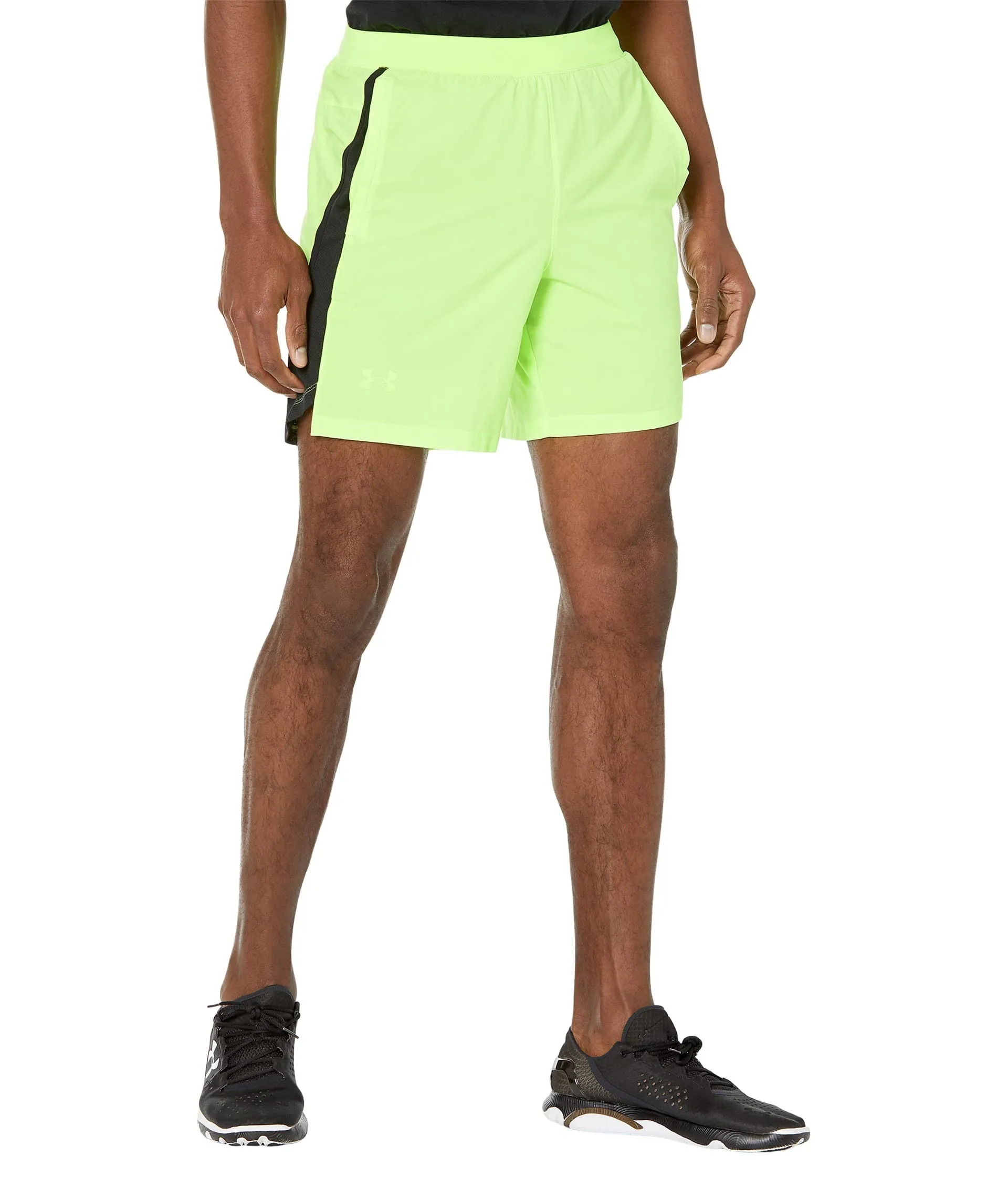 Under Armour Launch Stretch Woven 7" Men's Shorts, Quirky Lime (752)/Verde, XXL - immagine 1