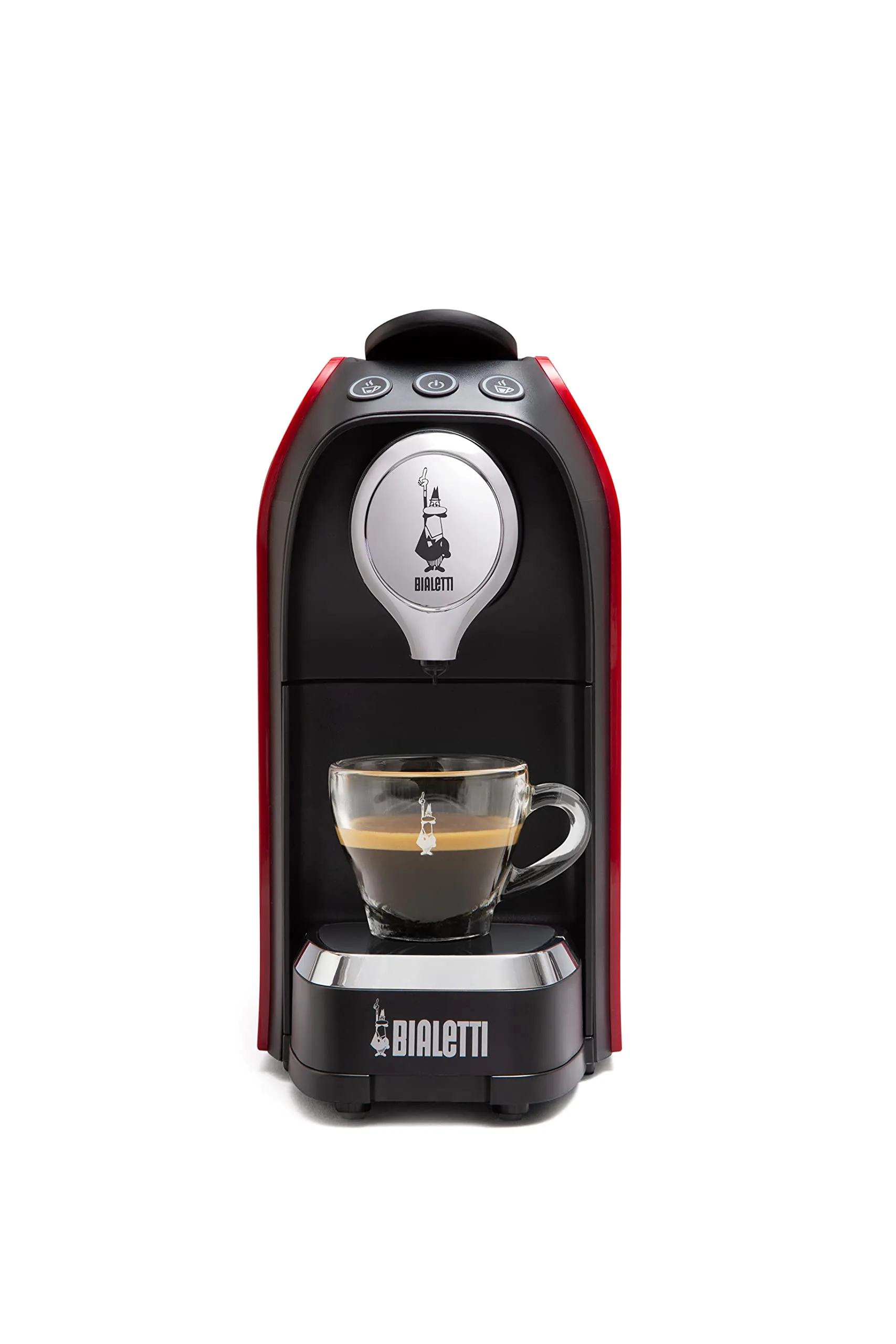Bialetti Elettrico Macchina Caffè Espresso per Capsule, Rosso - immagine 2