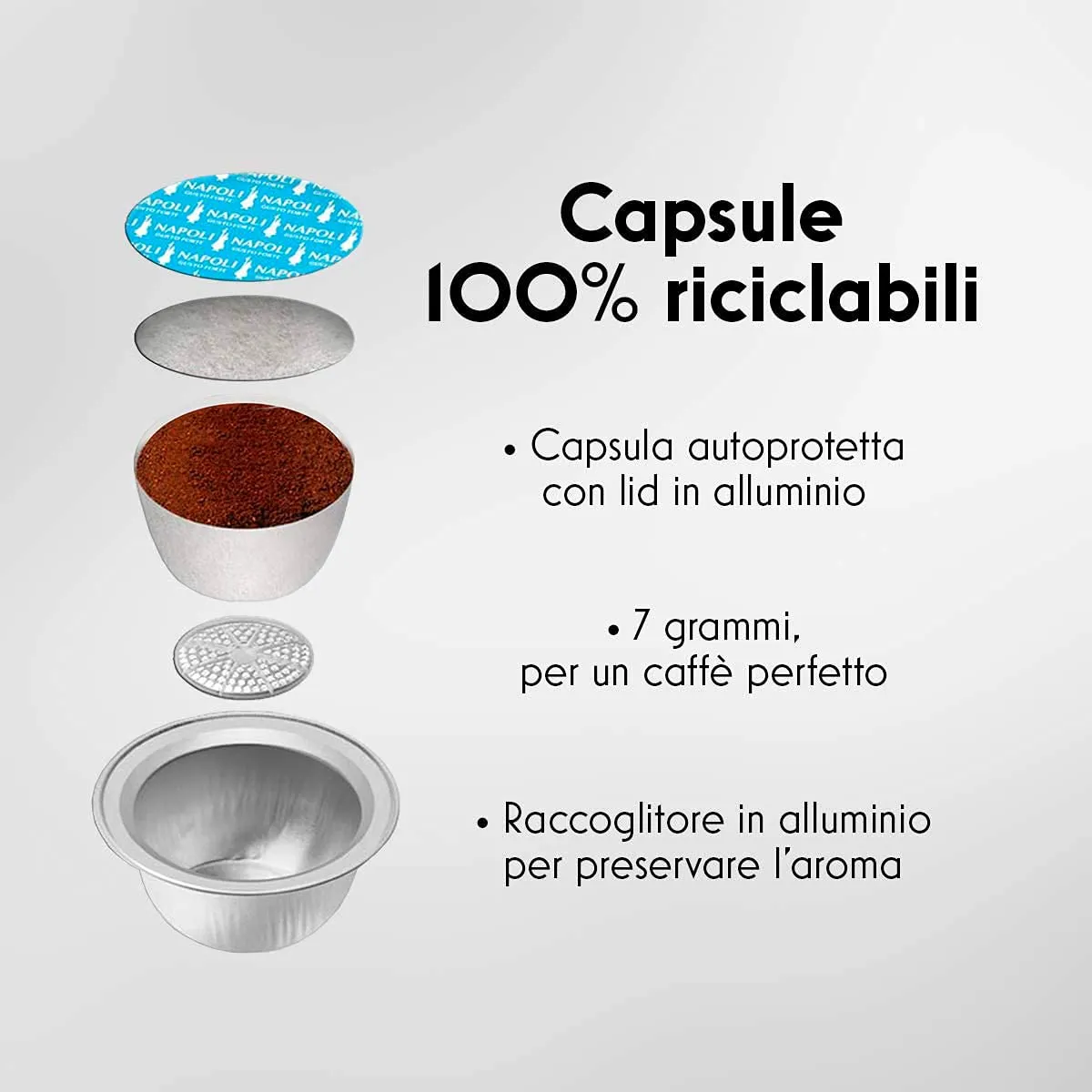 Bialetti Elettrico Macchina Caffè Espresso per Capsule, Rosso - immagine 6