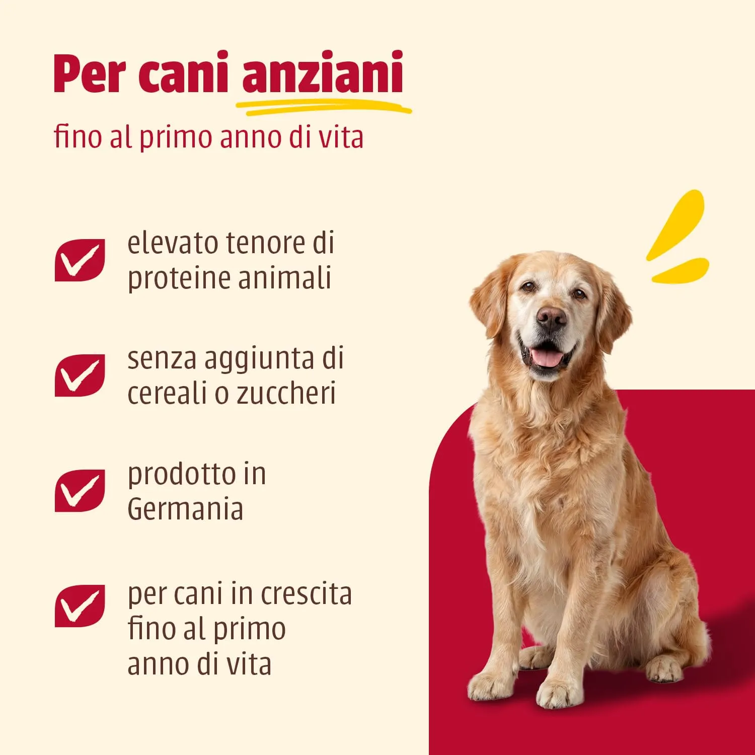 animonda GranCarno Senior Cibo Umido per Cani, Manzo e Agnello, 6 x 400 g - immagine 2