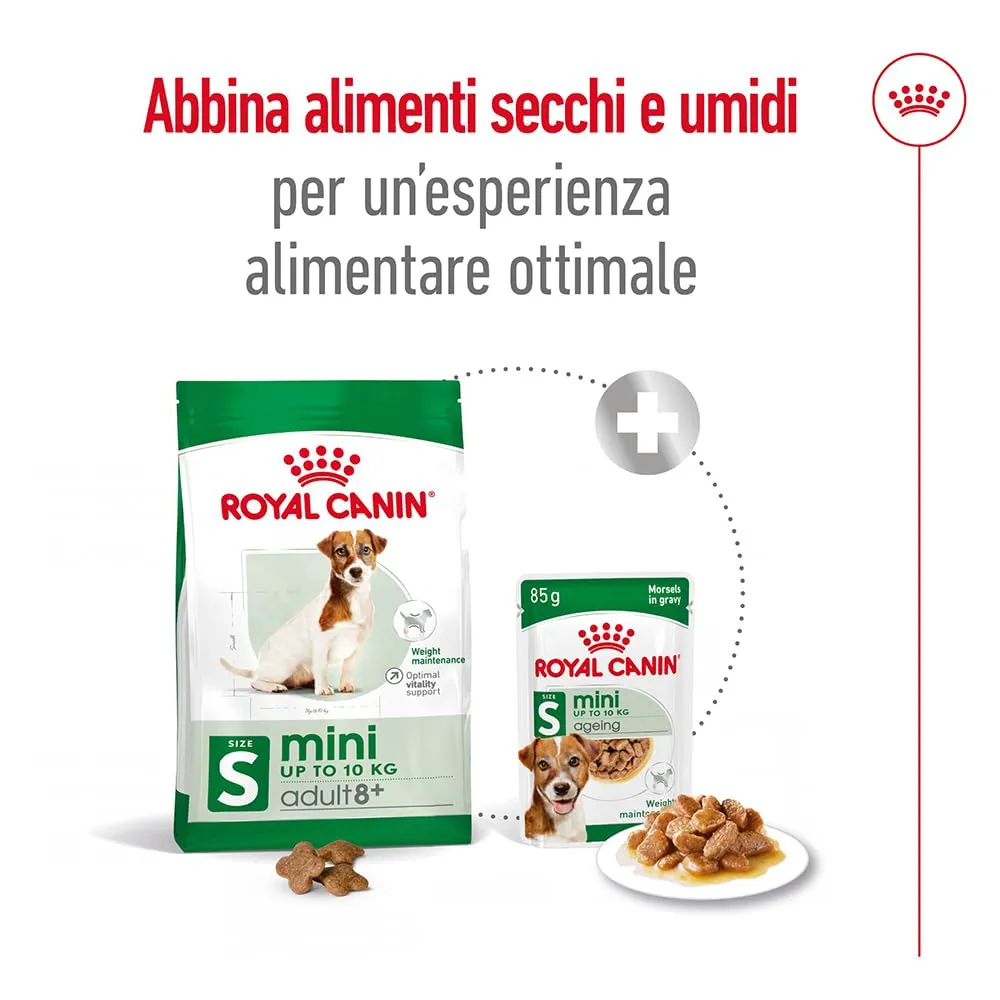 Royal Canin Mini Adult 8+ Alimento secco completo per cani maturi, 4kg - immagine 5