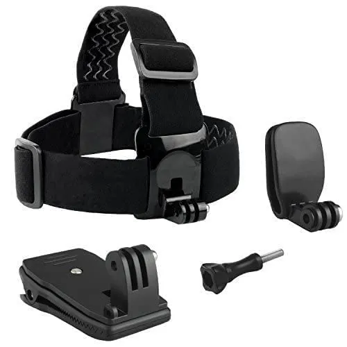 CAMKIX Bundle Supporto di Montaggio per Testa, Zaino e Cappello per GoPro Hero e DJI Osmo Action - immagine 8