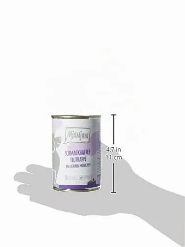 MjAMjAM Cibo Umido per Cani Tacchino e Carote, Senza Cereali, 6 x 400 g - immagine 6