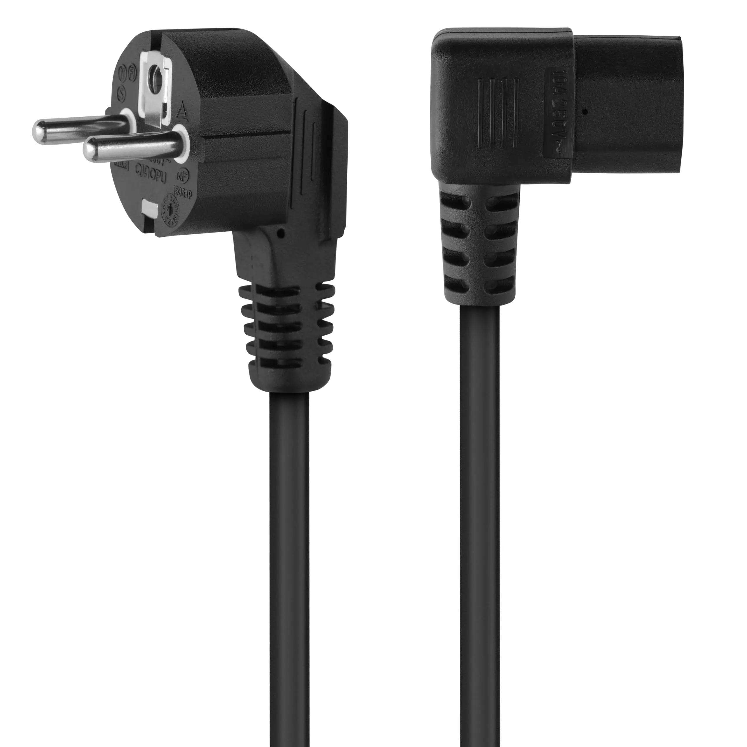 PremiumCord Cavo di Alimentazione IEC 320 C13, 230V, 3m, Nero - immagine 2