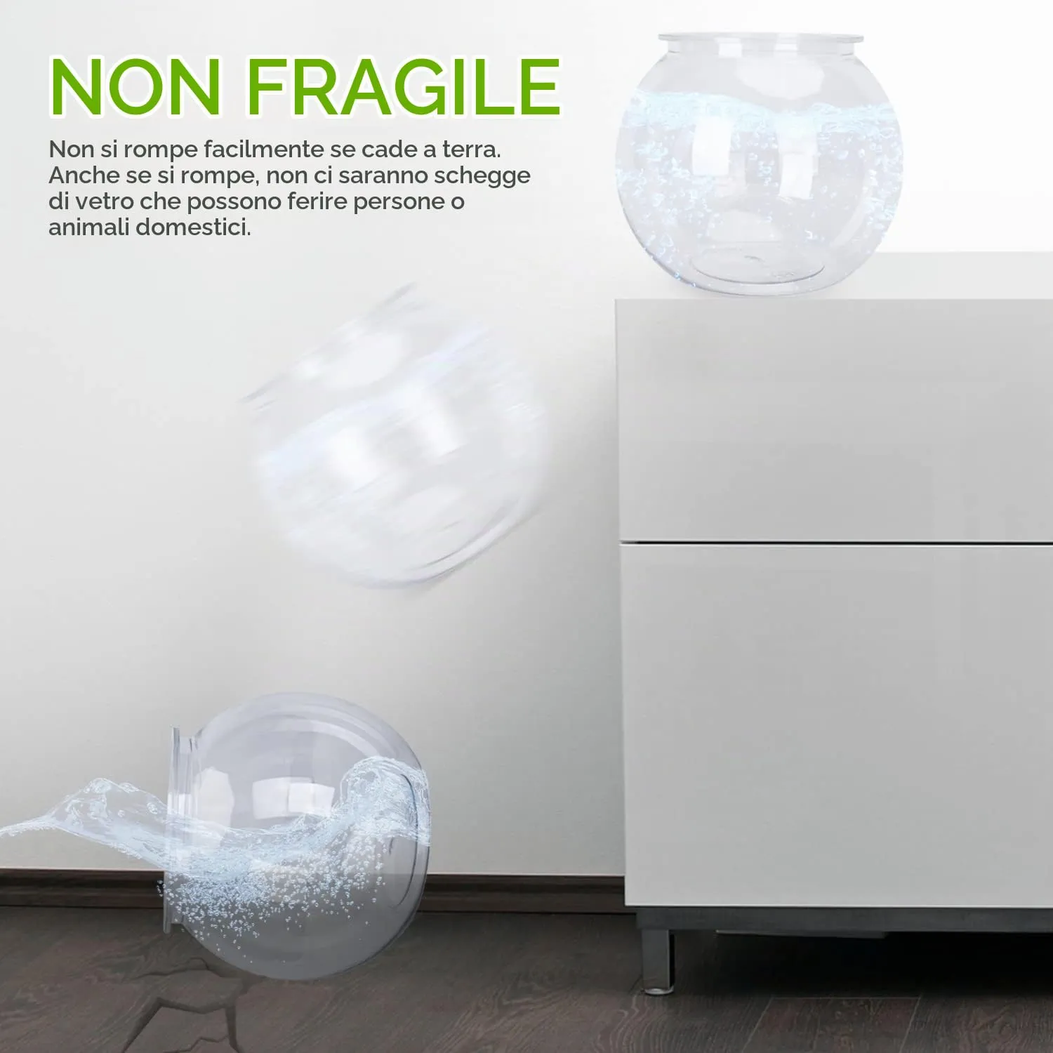 Nobleza Boccia Pesci PVC Sfera 17.5cm 2.8L - immagine 4