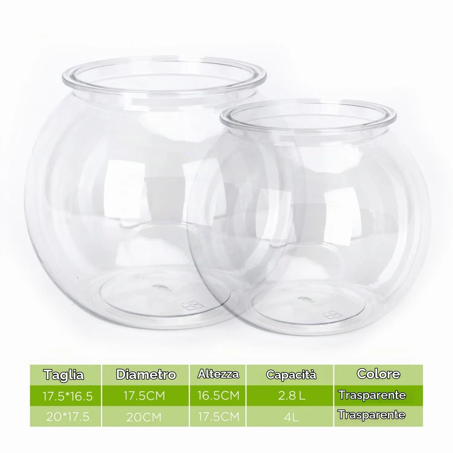 Nobleza Boccia Pesci PVC Sfera 17.5cm 2.8L - immagine 5