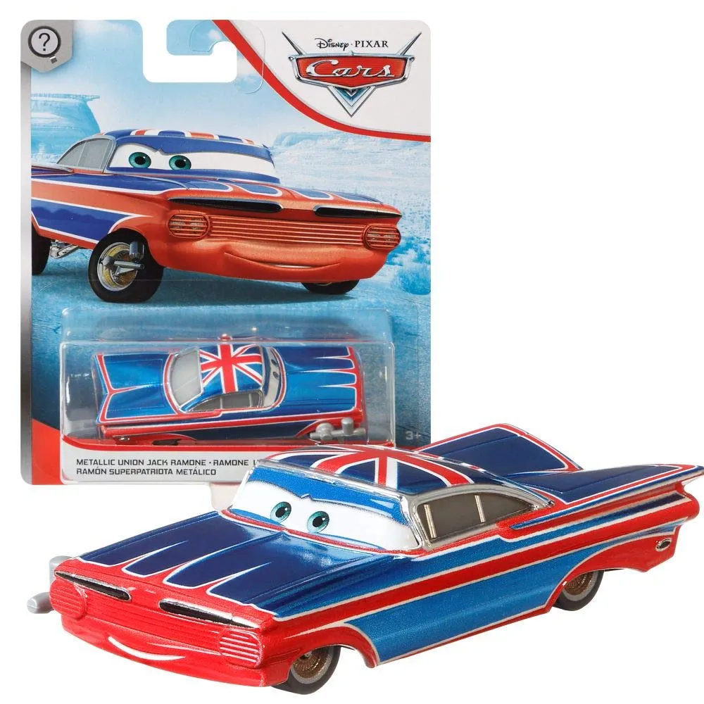 Mattel Disney Cars 3 Die-Cast 1:55 Ramone Metallic Union Jack - immagine 1