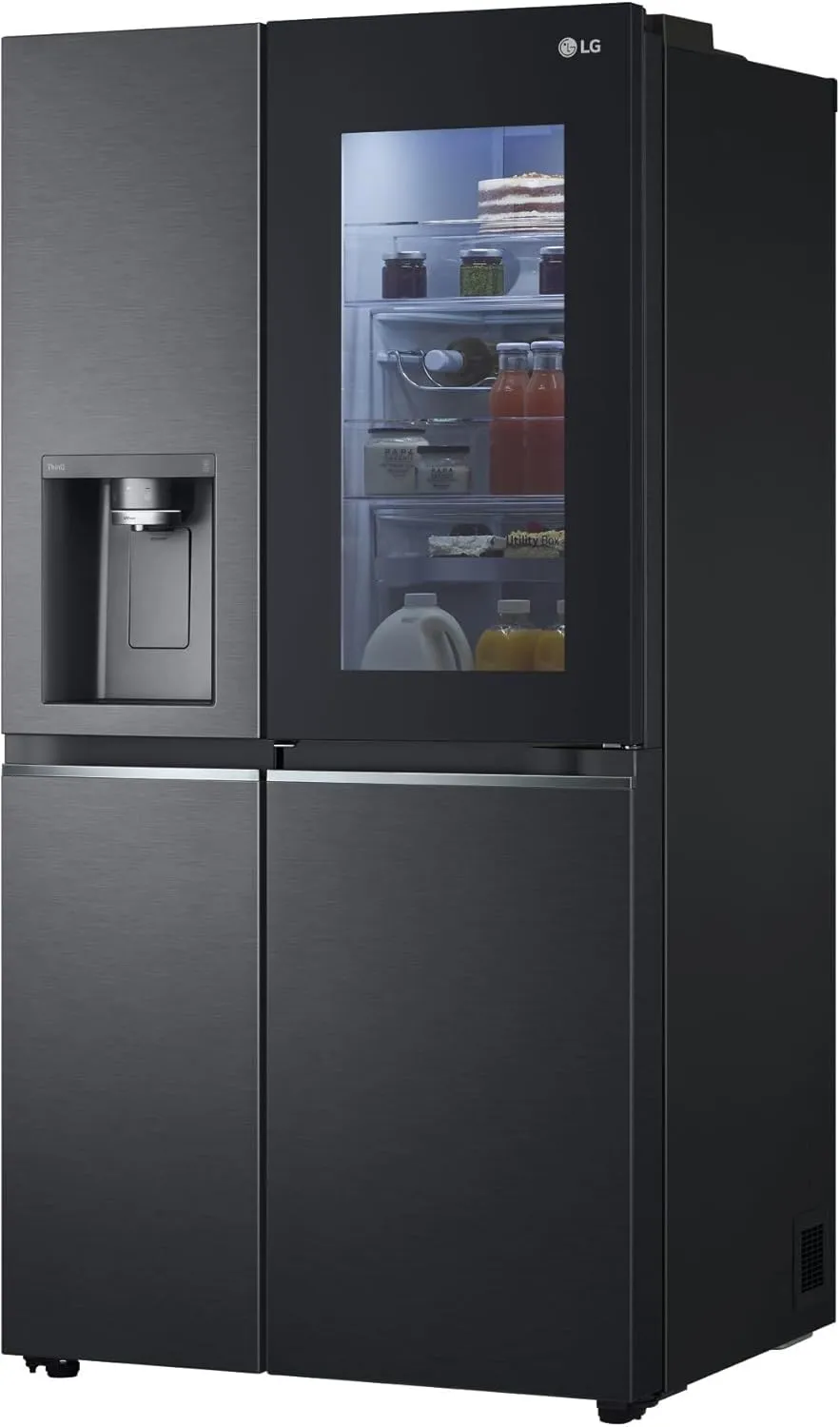 LG GSXV91MCAE Frigorifero Americano Side by Side InstaView Total No Frost, 635 L, Dispenser Acqua e Ghiaccio UV Nano, Door Cooling, Linear Cooling, Wi-Fi - immagine 7