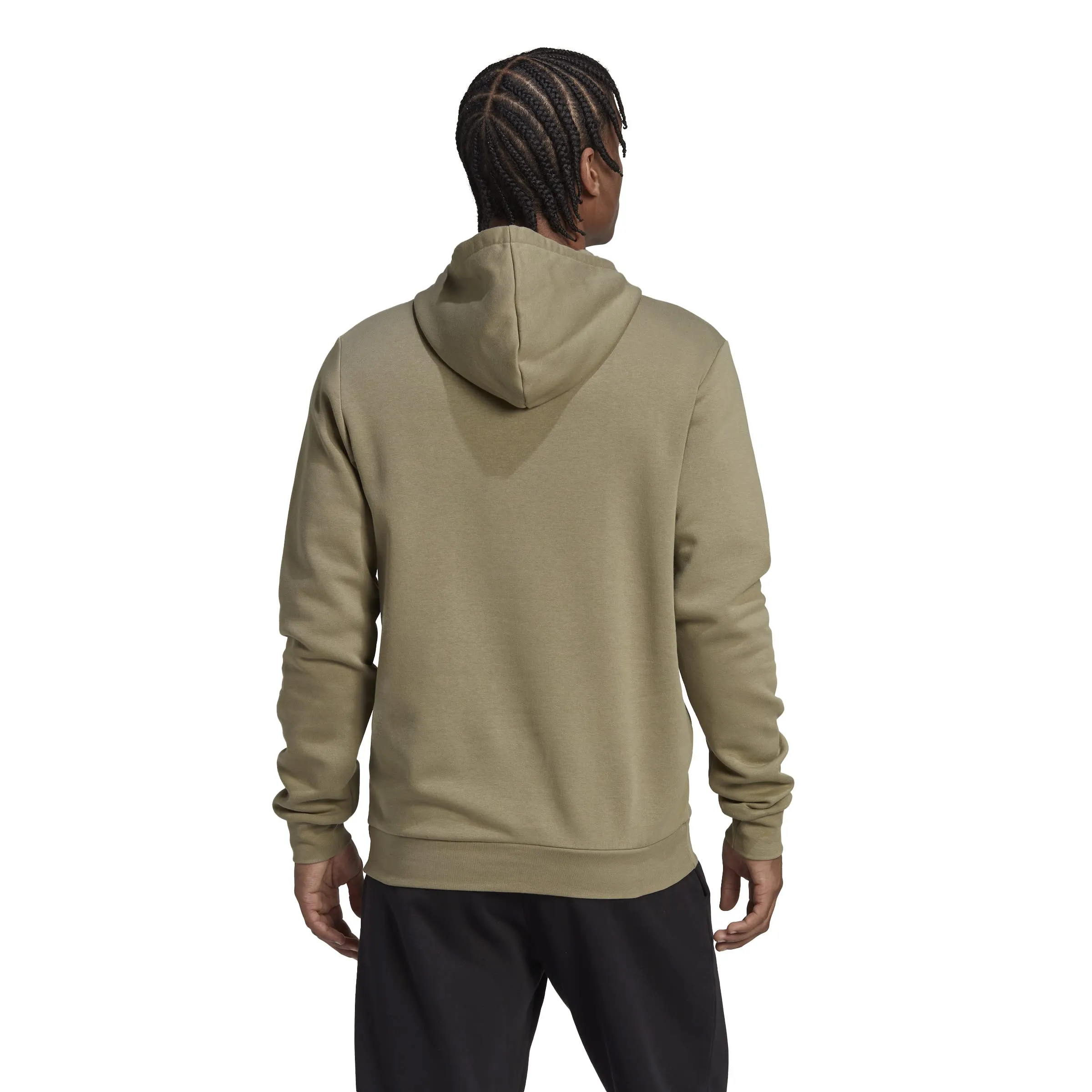 adidas Essentials Fleece Hoodie, Orbit Green/White, S Uomo - immagine 5