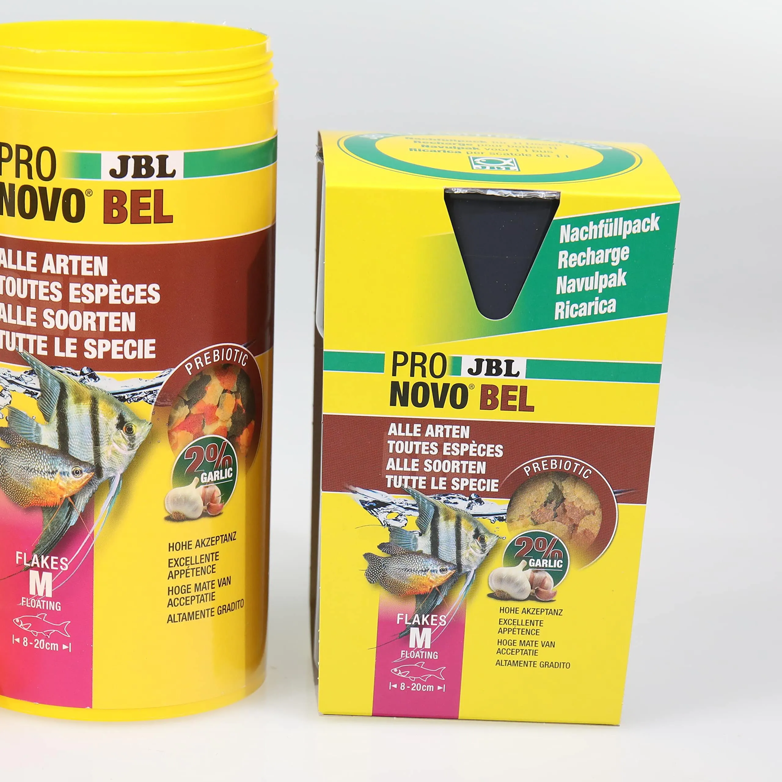 JBL Pronovo Bel Flakes Mangime Principale per Pesci d'Acquario 8-20 cm, Fiocchi Taglia M, 750 ml - immagine 4