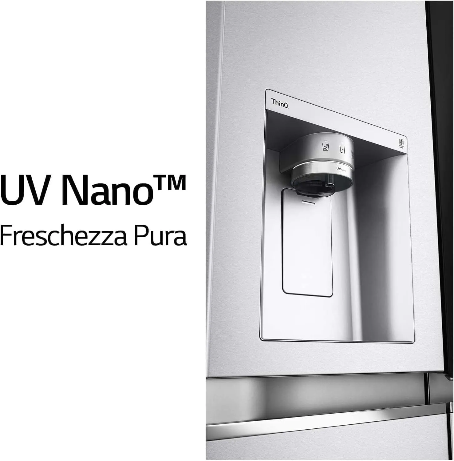 LG GSXV80PZLE Frigorifero Americano Side by Side InstaView Total No Frost, 635 L, Door Cooling, Linear Cooling, Compressore Lineare Inverter, Wi-Fi - immagine 5