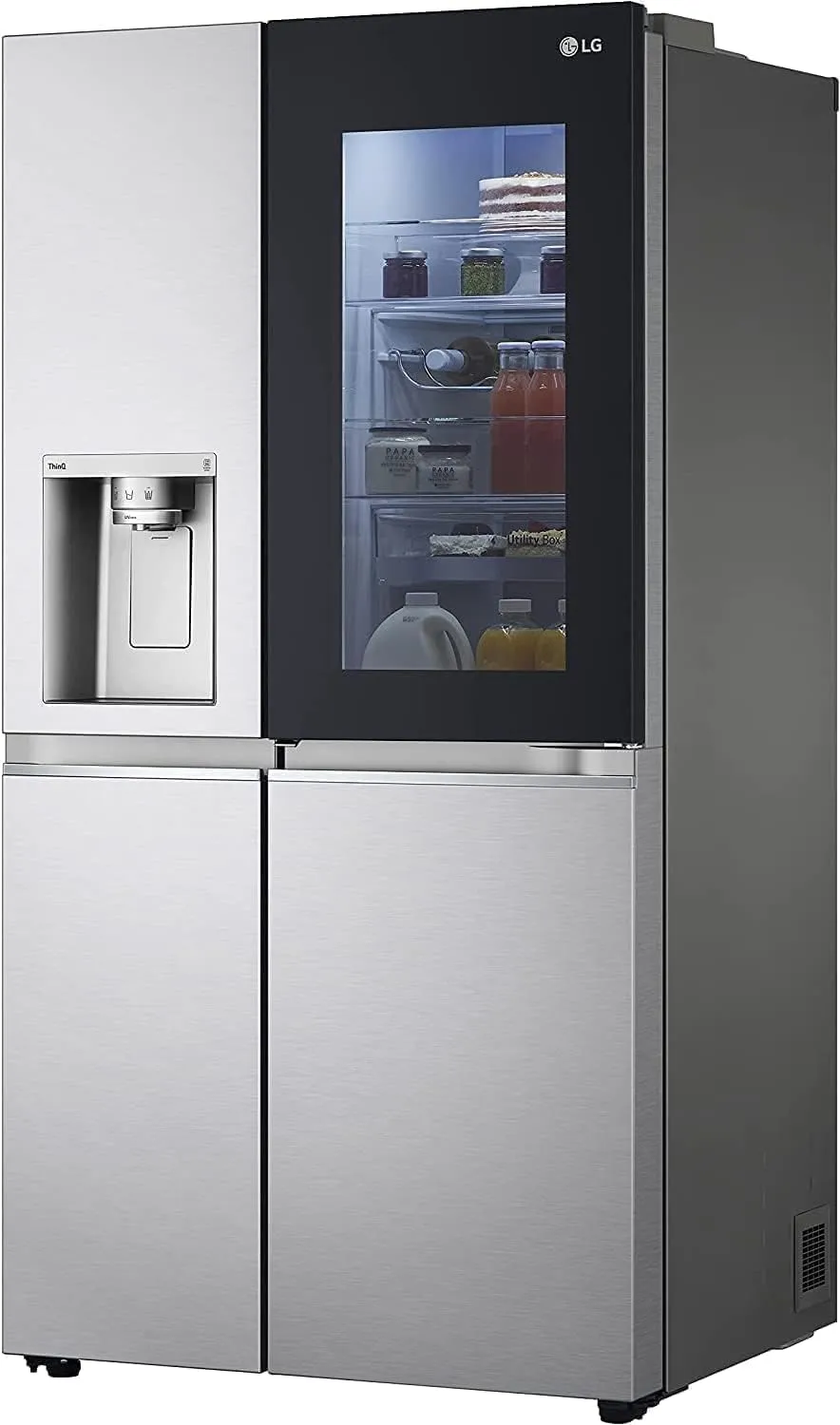 LG GSXV80PZLE Frigorifero Americano Side by Side InstaView Total No Frost, 635 L, Door Cooling, Linear Cooling, Compressore Lineare Inverter, Wi-Fi - immagine 14
