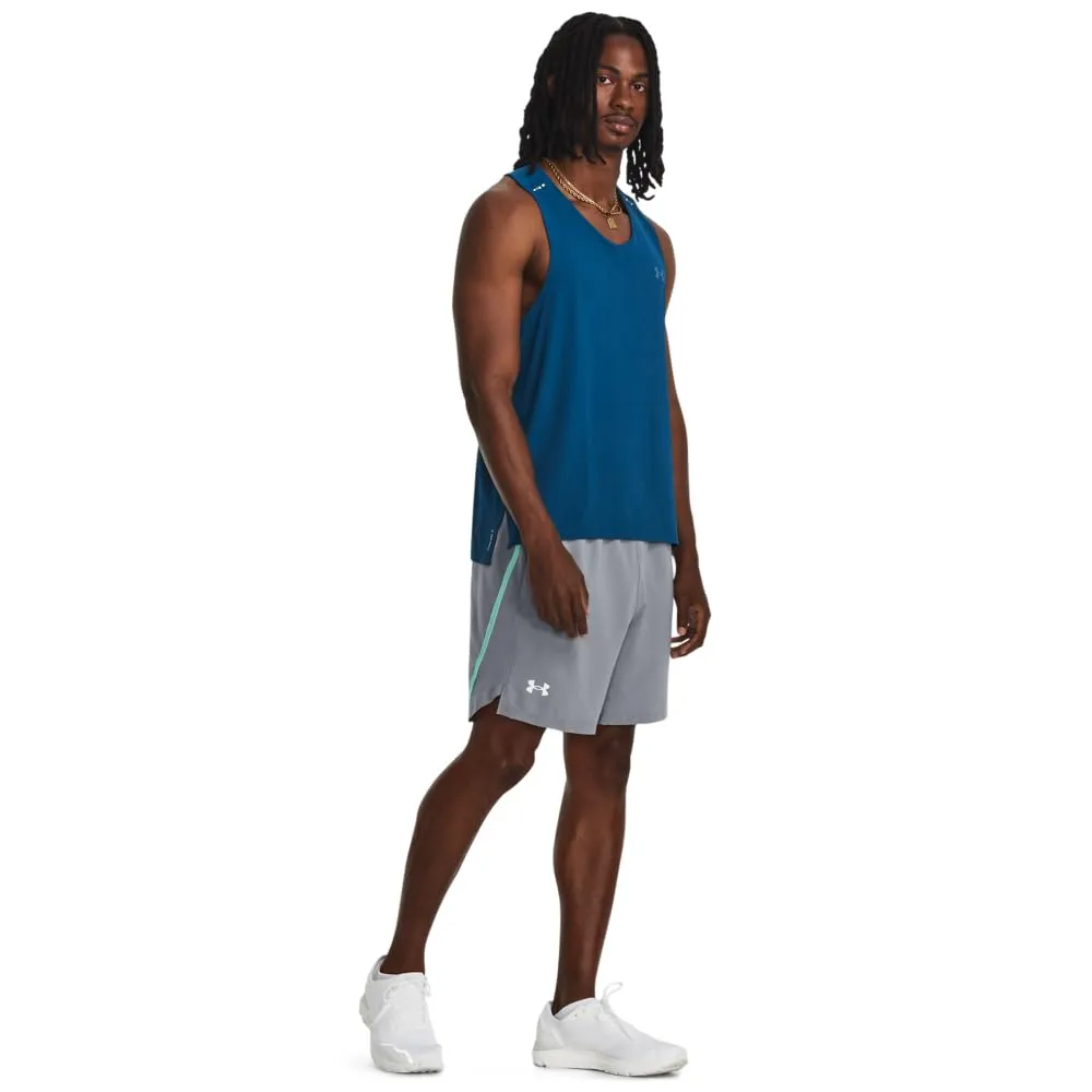 Under Armour Men's UA Launch Run 7 Shorts - Steel - 3XL - immagine 3