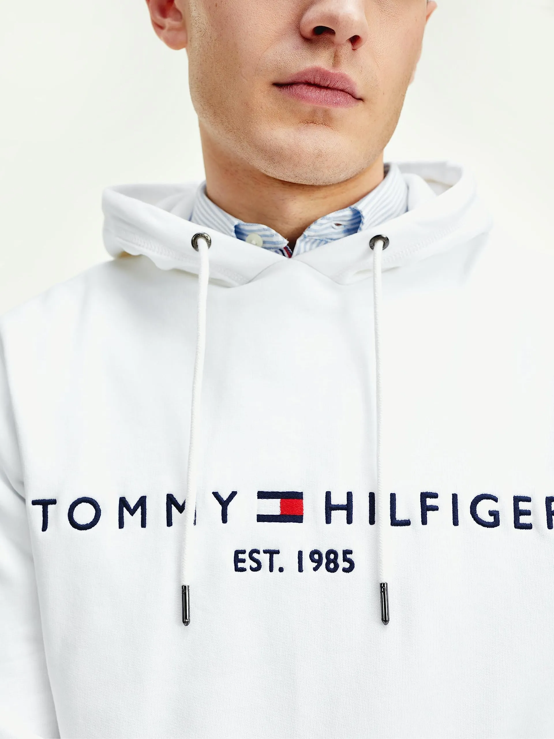 Tommy Hilfiger Felpa Bianco MW0MW13720 - immagine 7