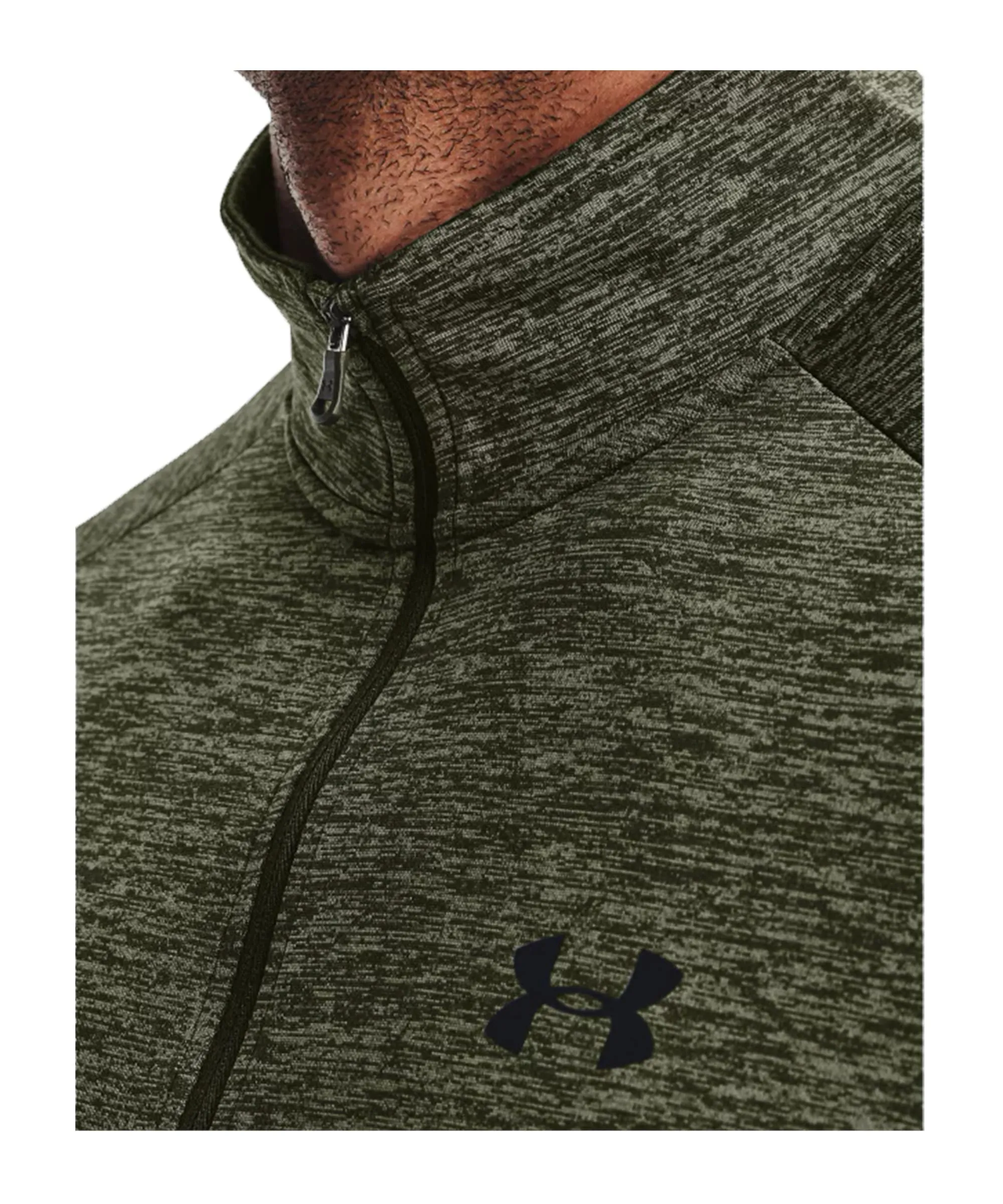 Under Armour UA Tech 2.0 1/2 Zip - Verde Marino Od/Nero, XXL Alto - immagine 4