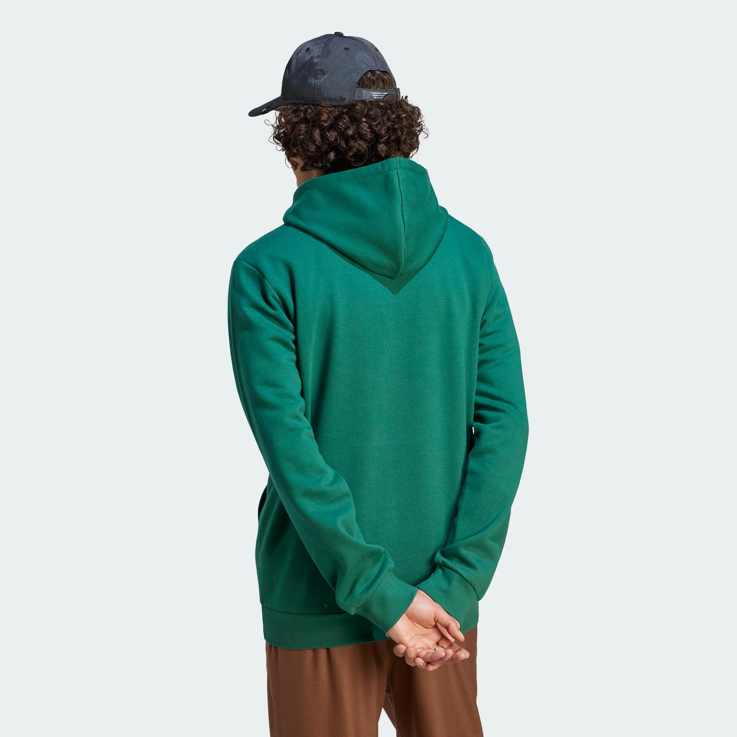 adidas Essentials Uomo, Verde Collegiato, M - immagine 5
