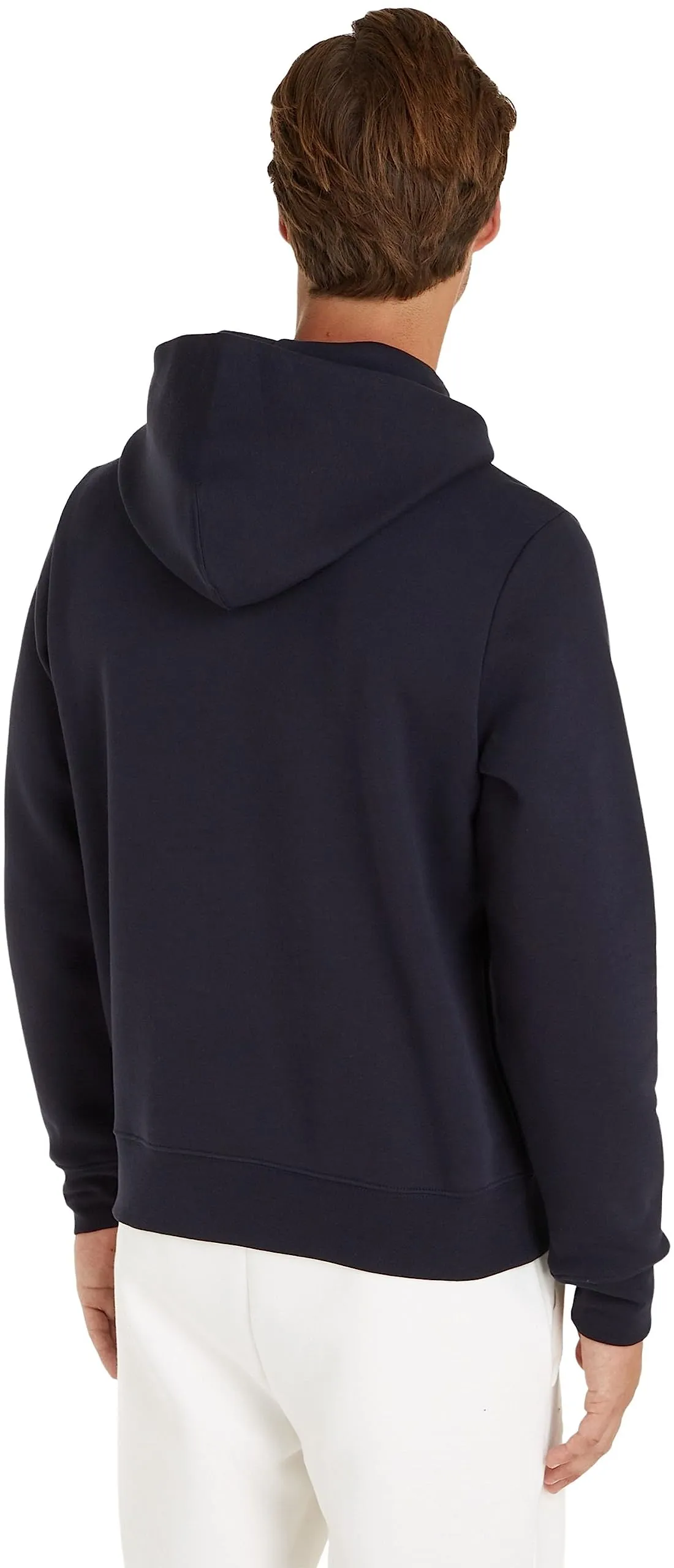 Tommy Hilfiger Felpa Uomo con Cappuccio, Blu Desert Sky, M - immagine 2