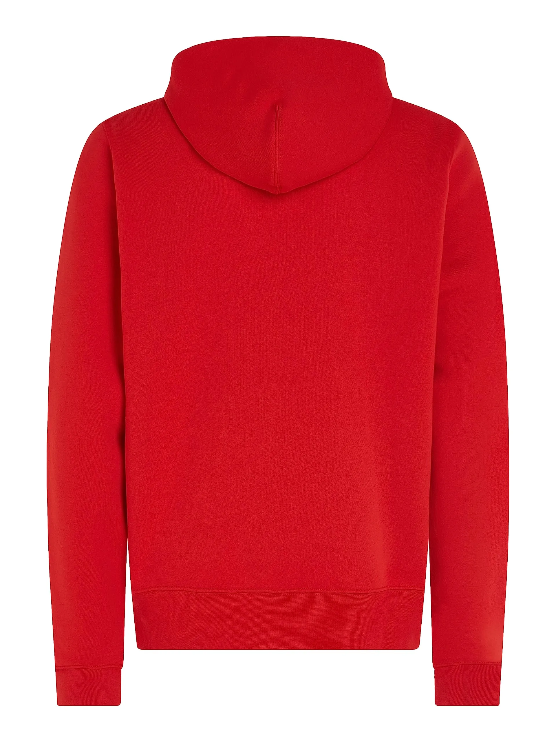 Tommy Hilfiger Felpa Uomo con Cappuccio, Rosso Fireworks, M - immagine 6