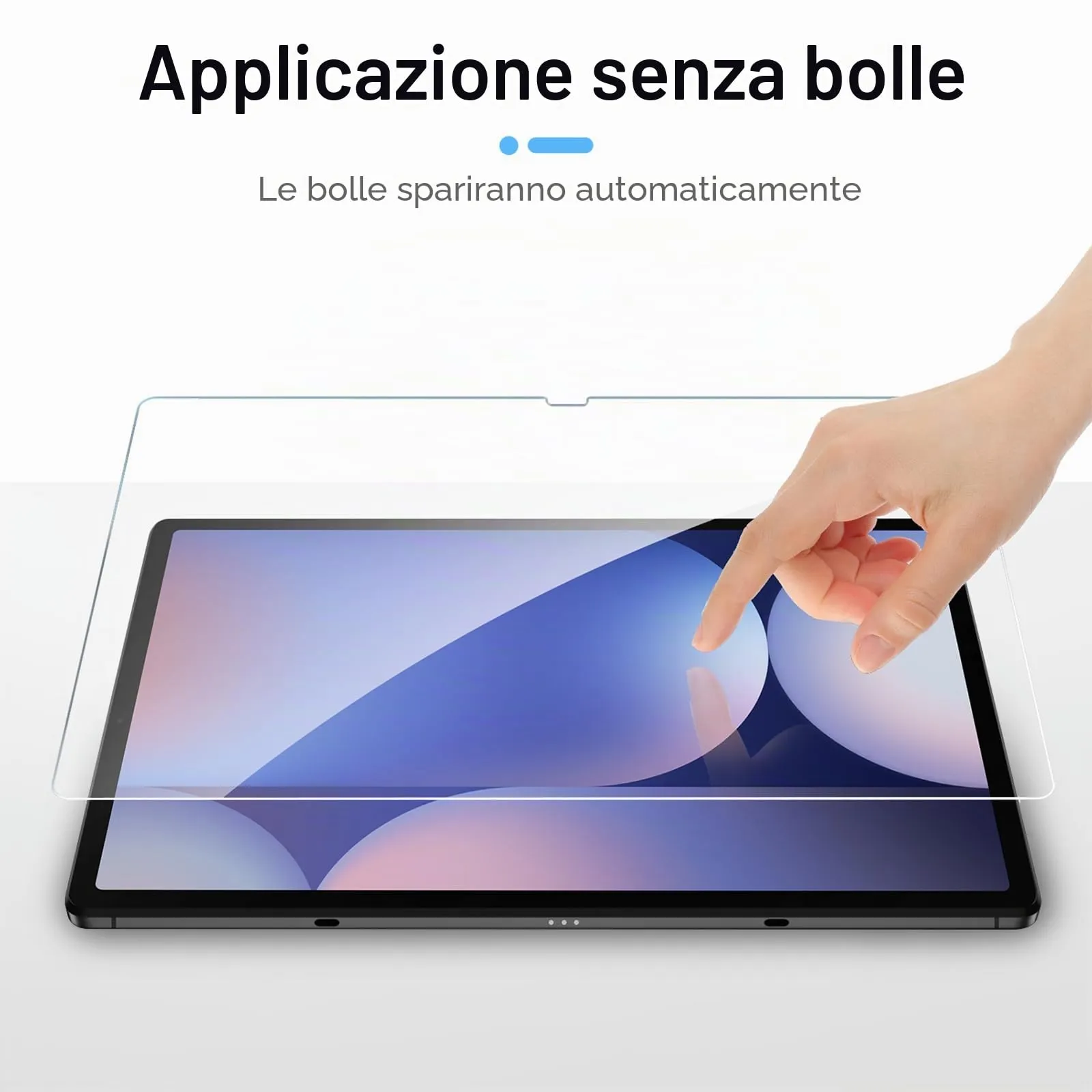 Gerutek Pellicola Protettiva in Vetro Temperato per Samsung Galaxy Tab S10+/S9 FE+/S9+/S8+/S7+/S7 FE 12.4 pollici, 2 Pezzi - immagine 6
