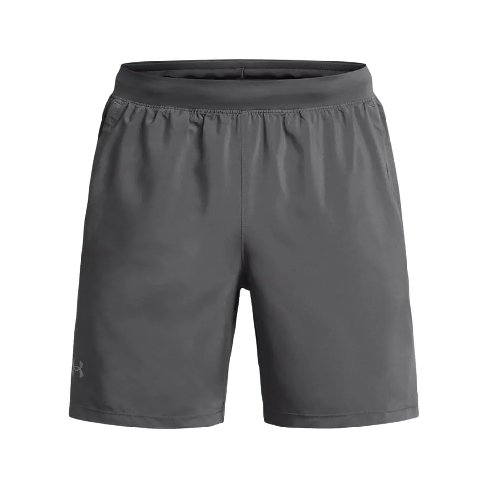 Under Armour Men's Launch 7'' Shorts - Castlerock/White/Reflective - L - immagine 5