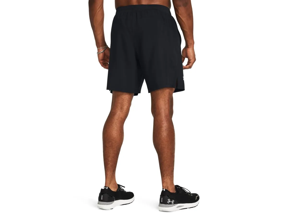 Under Armour Men's Launch 7'' Shorts - Black/White/Reflective - M - immagine 5