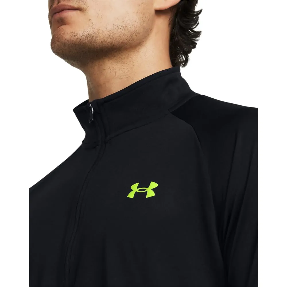Under Armour Tech 1/2 Zip Long Sleeve Top - Nero, L - immagine 3