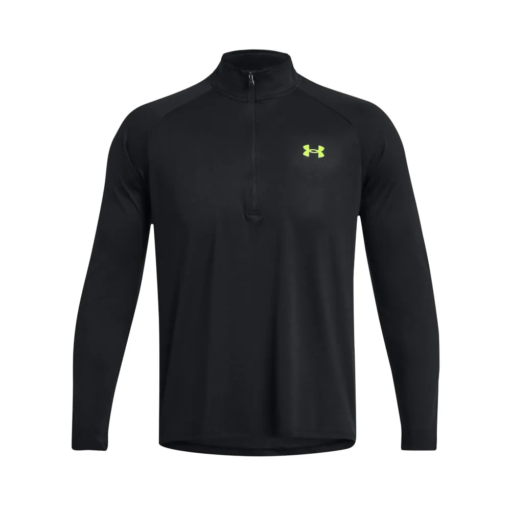 Under Armour Tech 1/2 Zip Long Sleeve Top - Nero, L - immagine 4