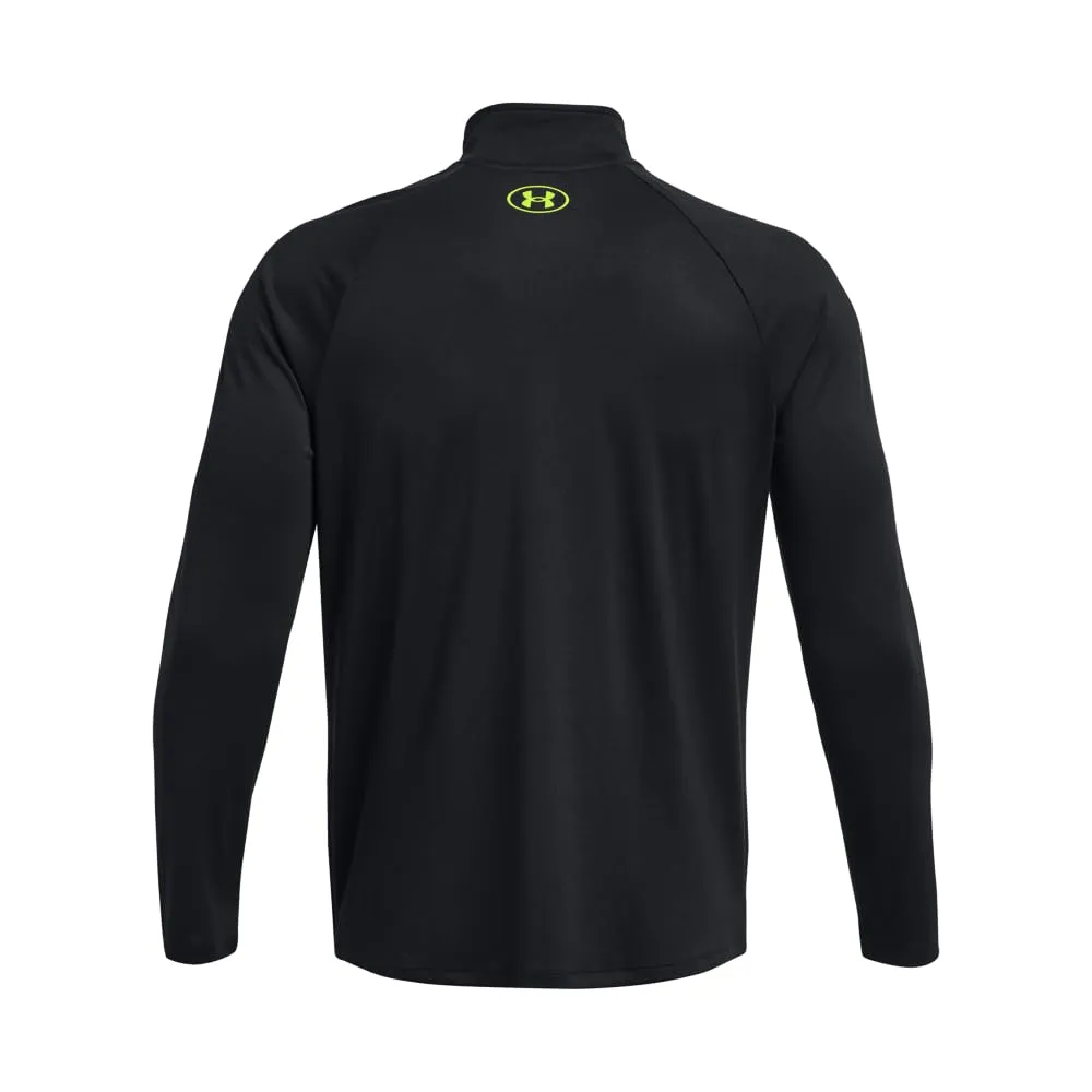 Under Armour Tech 1/2 Zip Long Sleeve Top - Nero, L - immagine 5