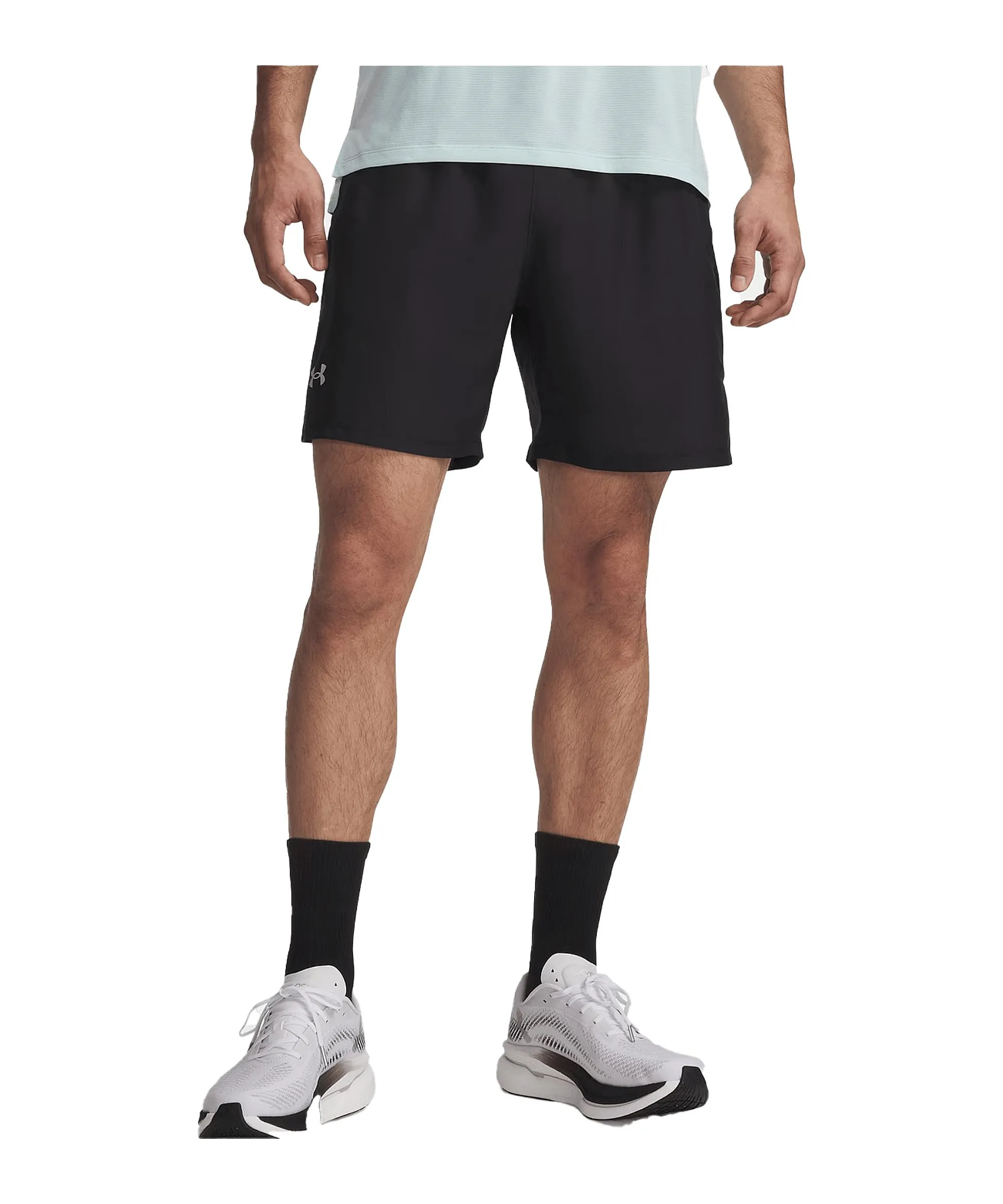 Under Armour Launch Run 7" Men's Shorts - Black/Black/Reflective - XXL - immagine 3