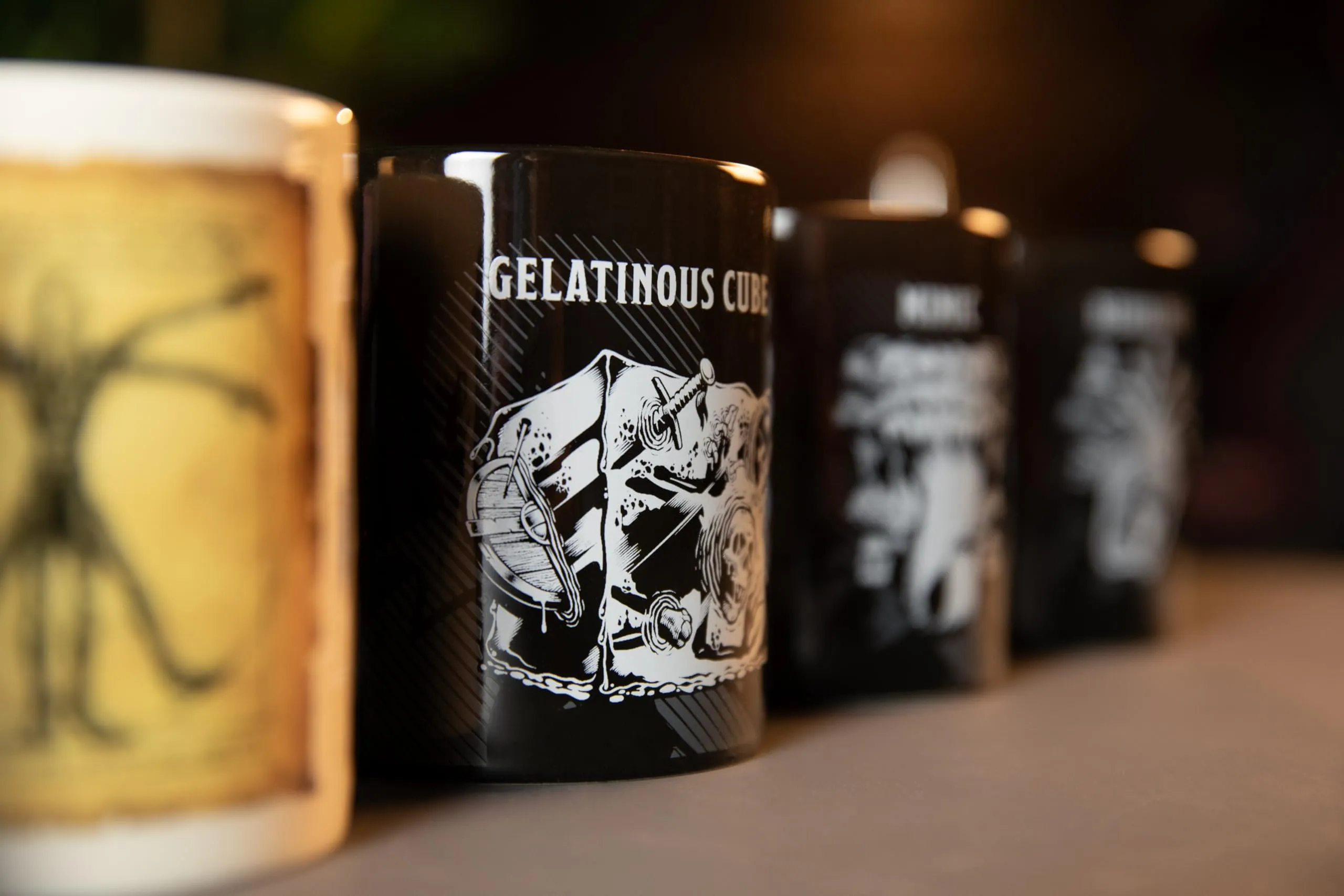 Konix Dungeons & Dragons Tazza in ceramica Gelatinous Cube, 320 ml, Nero e bianco - immagine 7