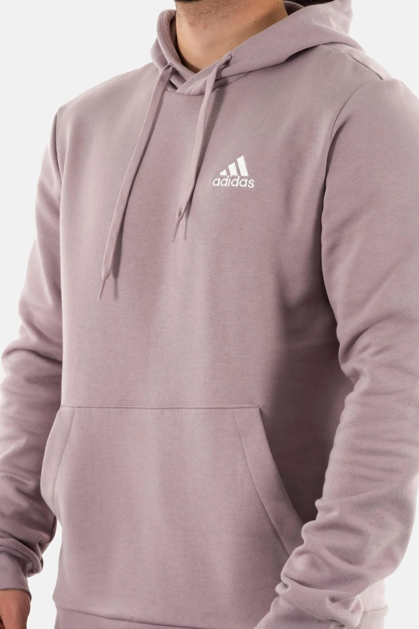 adidas Essentials Fleece Hoodie, Preloved Fig, Men's L - immagine 3