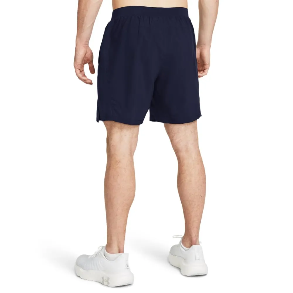 Under Armour Men's Launch 7'' Shorts - Midnight Navy/Reflective - 3XL - immagine 2
