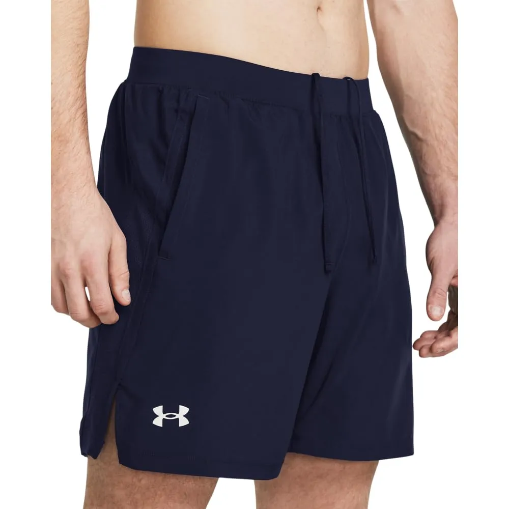 Under Armour Men's Launch 7'' Shorts - Midnight Navy/Reflective - 3XL - immagine 4
