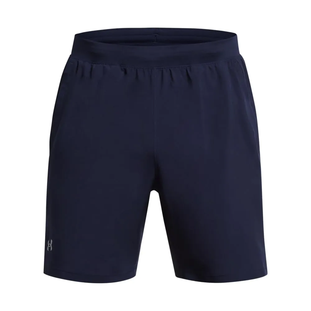Under Armour Men's Launch 7'' Shorts - Midnight Navy/Reflective - 3XL - immagine 5