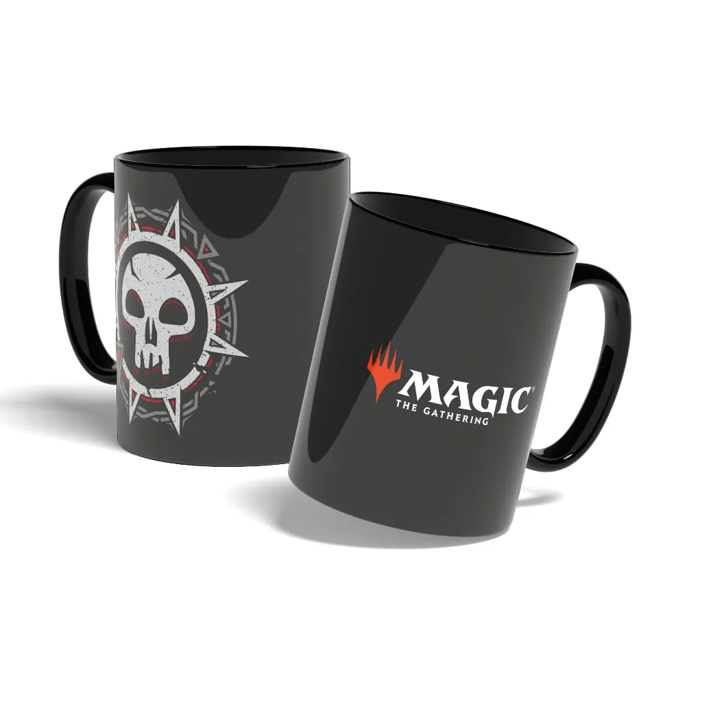 Konix Magic The Gathering Tazza in ceramica, 320 ml, Design mana nero - immagine 1