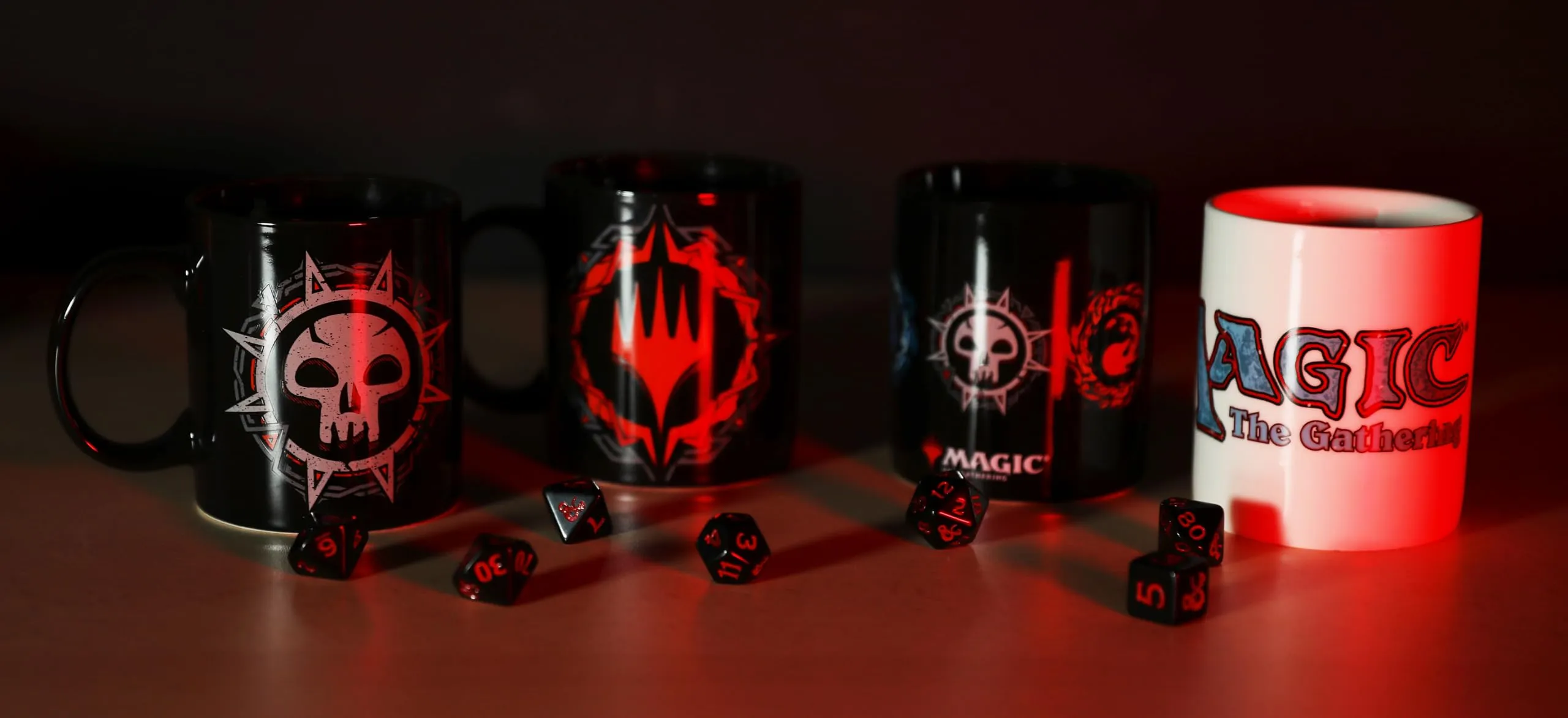 Konix Magic The Gathering Tazza in ceramica, 320 ml, Design mana nero - immagine 4