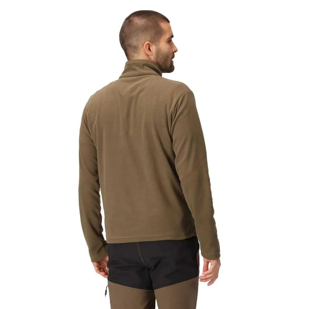 Regatta Thompson Pile Leggero da Uomo con Mezza Zip, Verde, XXL - immagine 2