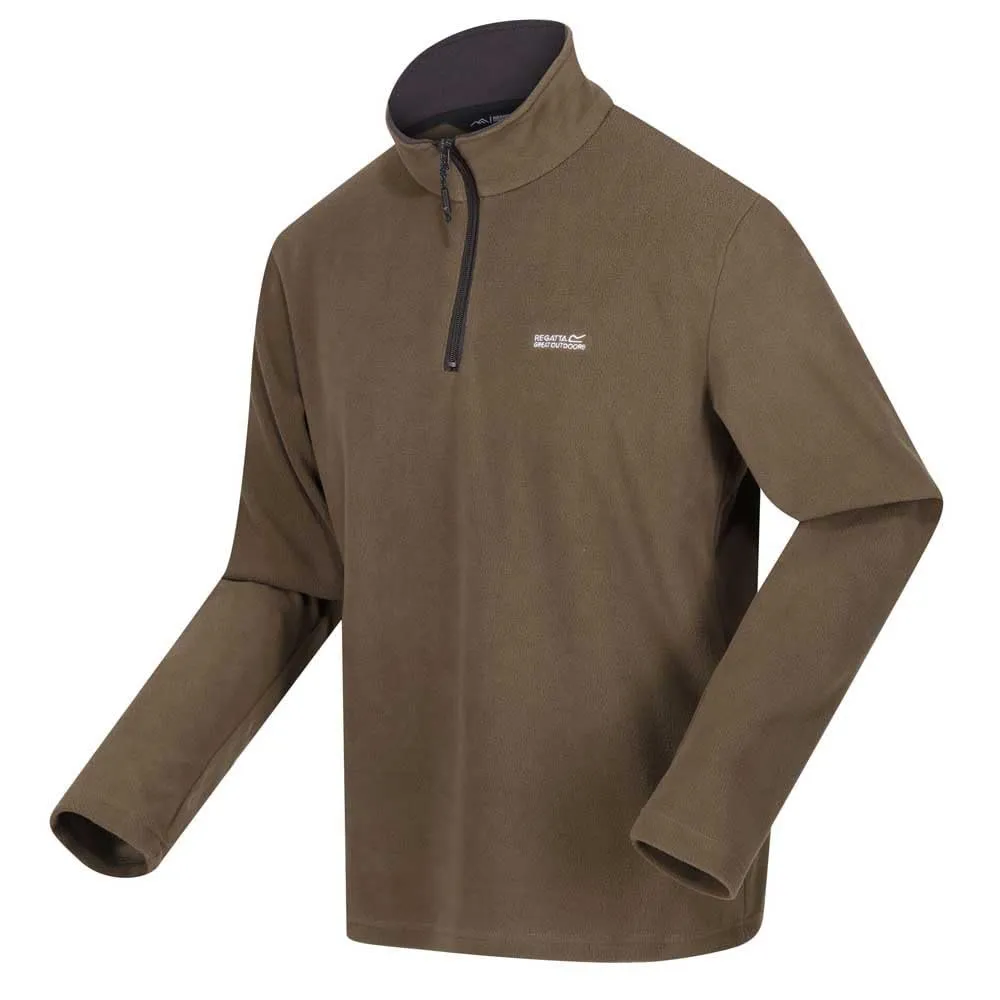 Regatta Thompson Pile Leggero da Uomo con Mezza Zip, Verde, XXL - immagine 5