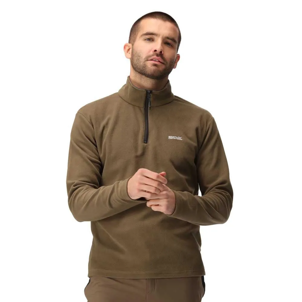 Regatta Thompson Pile Leggero da Uomo con Mezza Zip, Verde, XXL - immagine 8