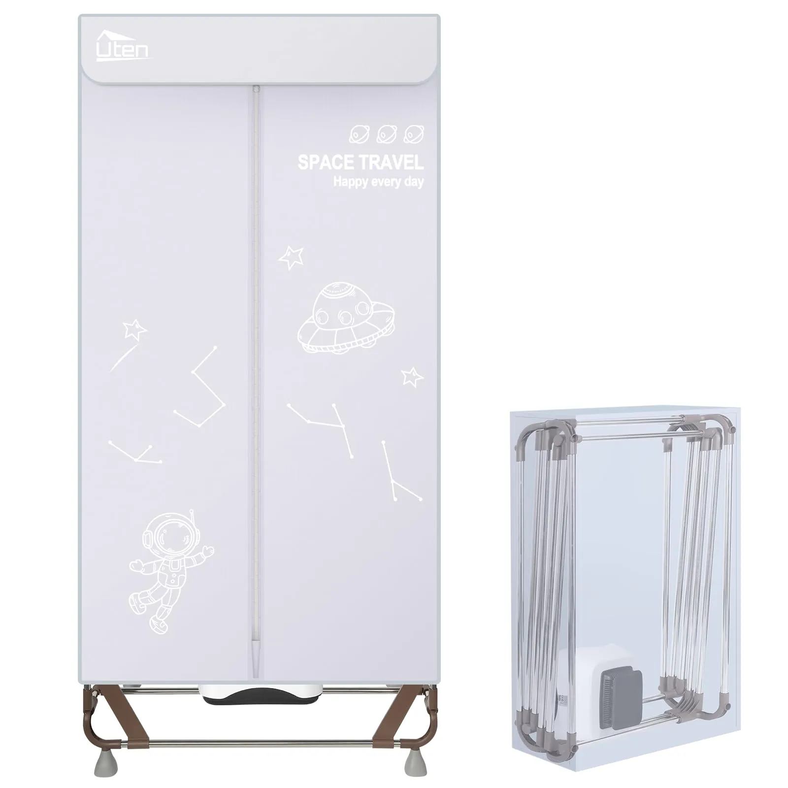 Uten Asciugatrice Pieghevole Portatile 1500W E2003 - immagine 1